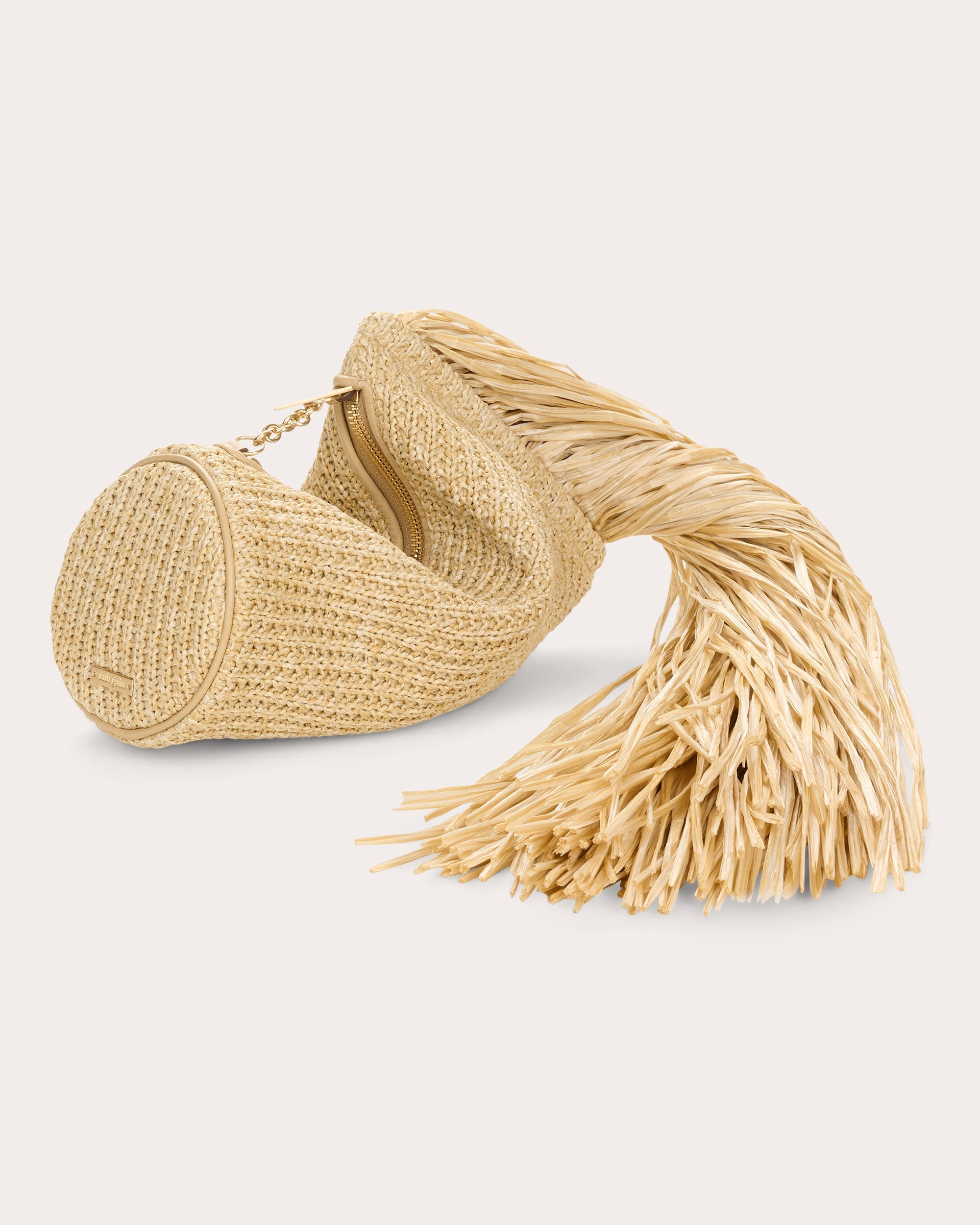 Viera Fringe Clutch