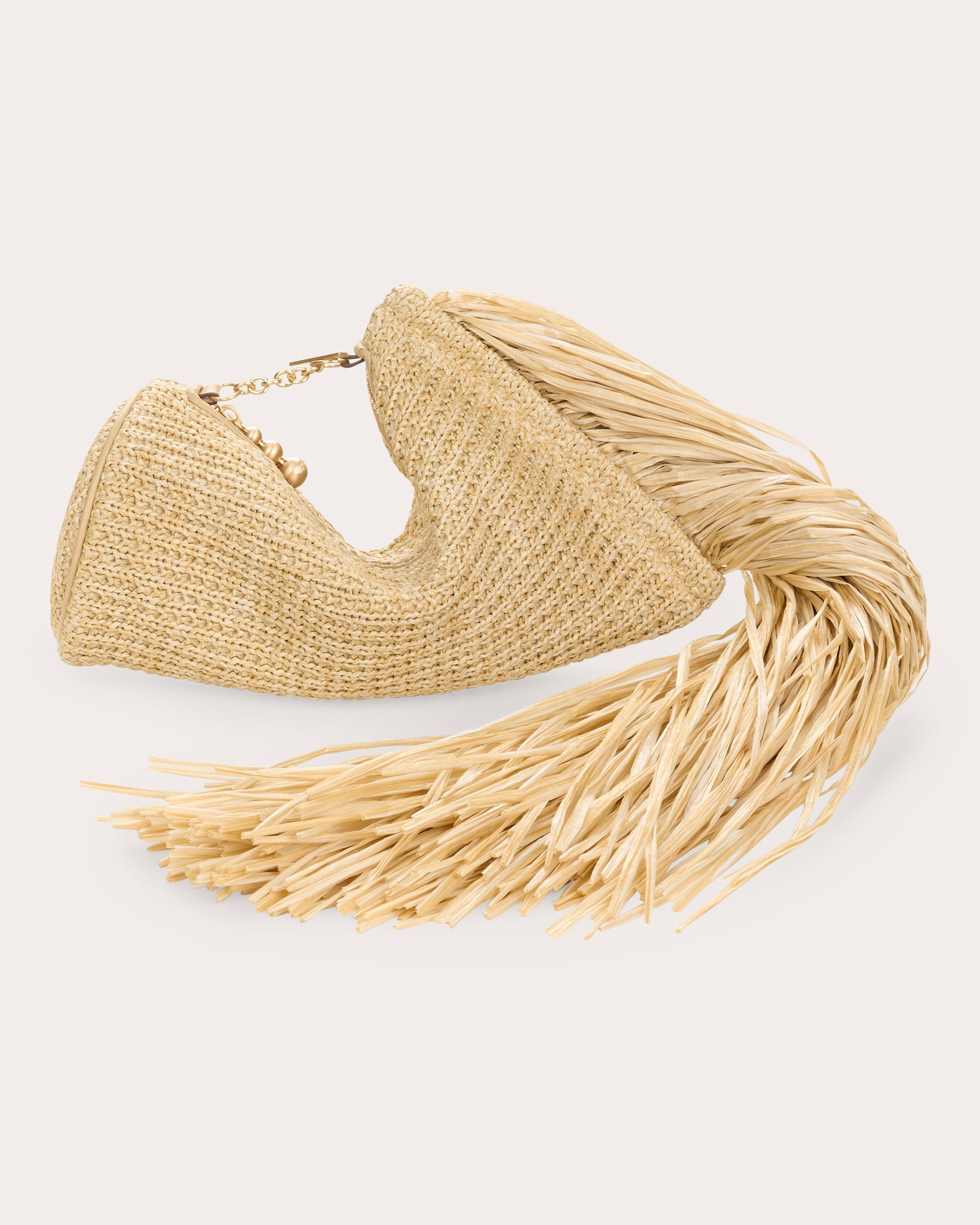 Viera Fringe Clutch