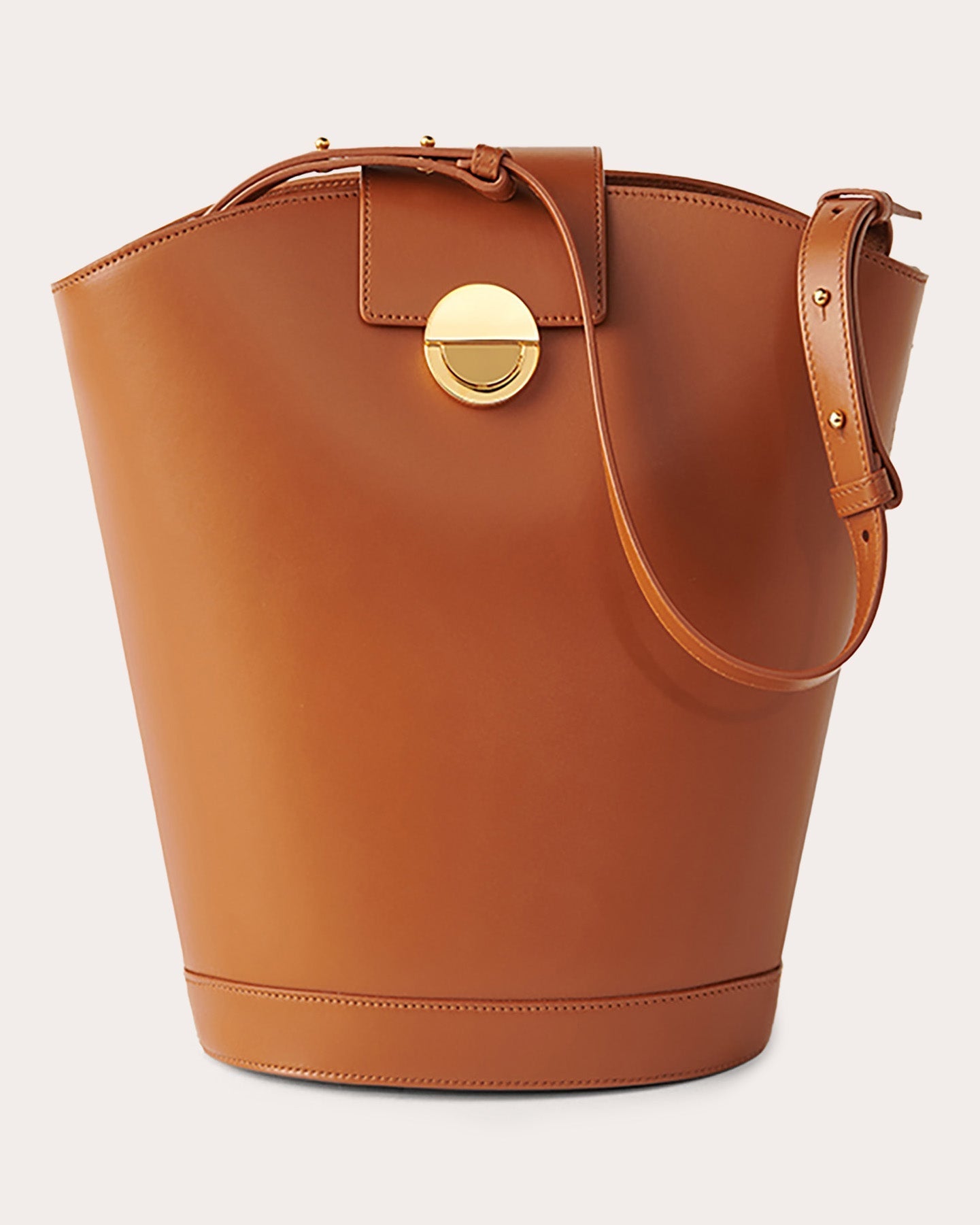 Vivian Leather Bucket Bag
