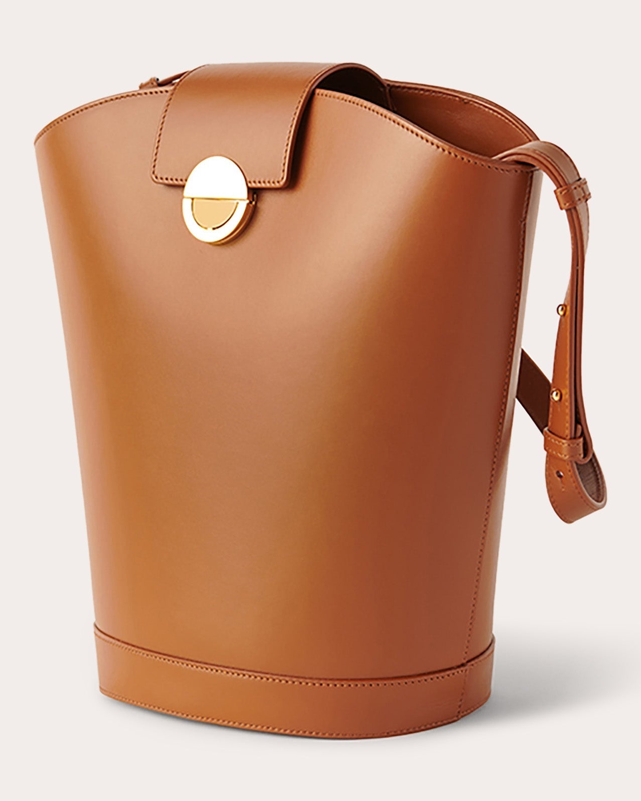 Vivian Leather Bucket Bag