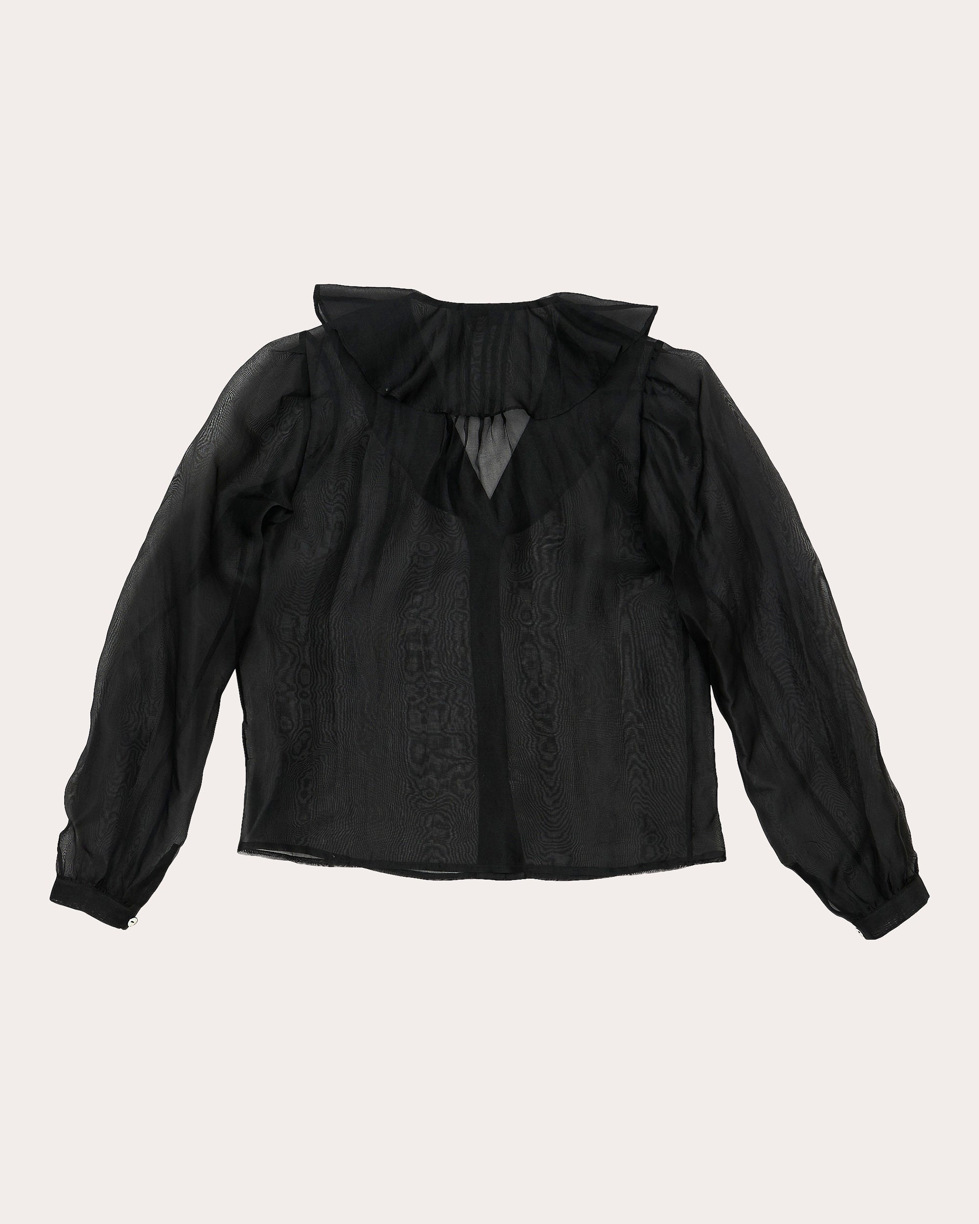 Odette Silk-Organza Top
