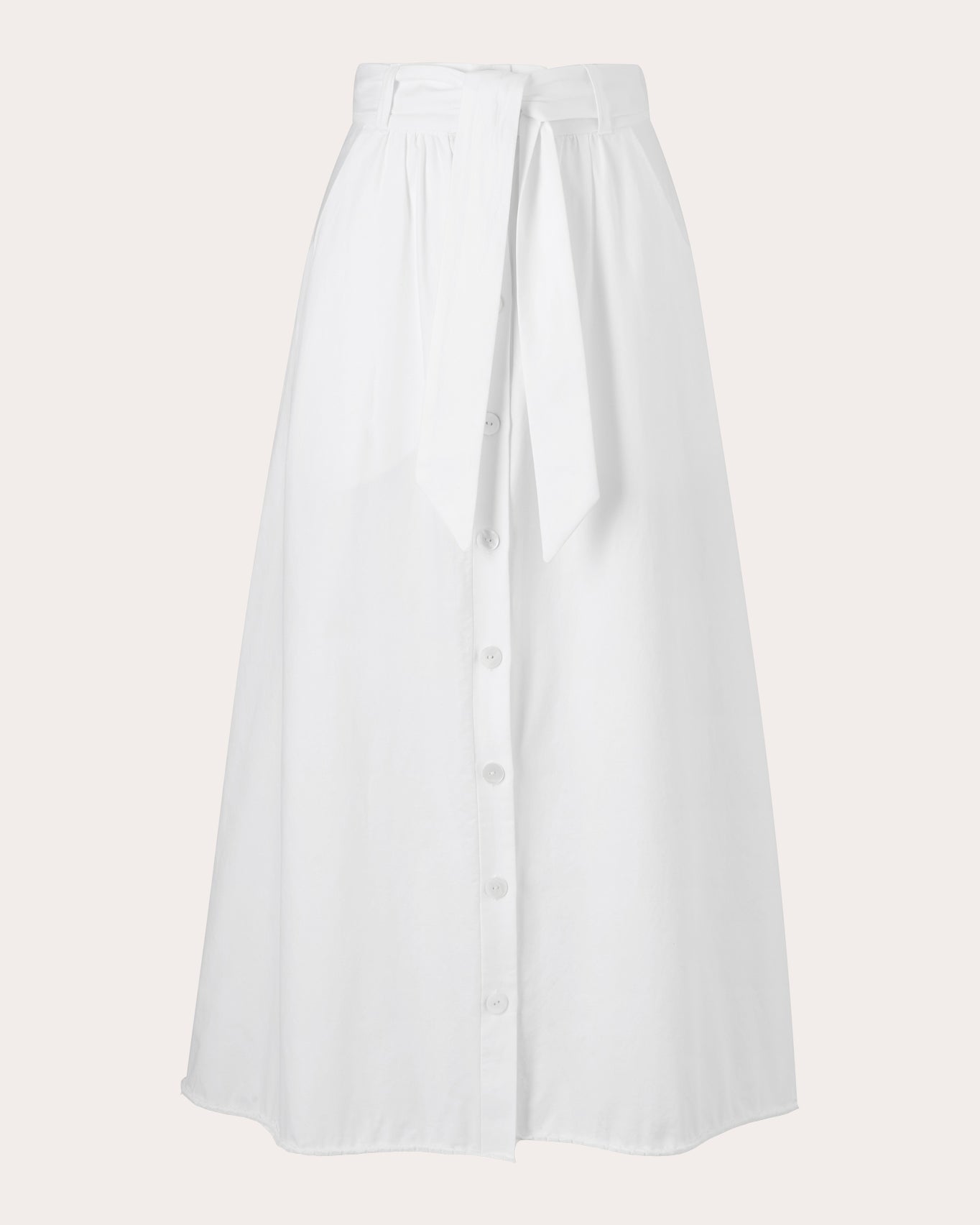 Clara Poplin Midi Skirt