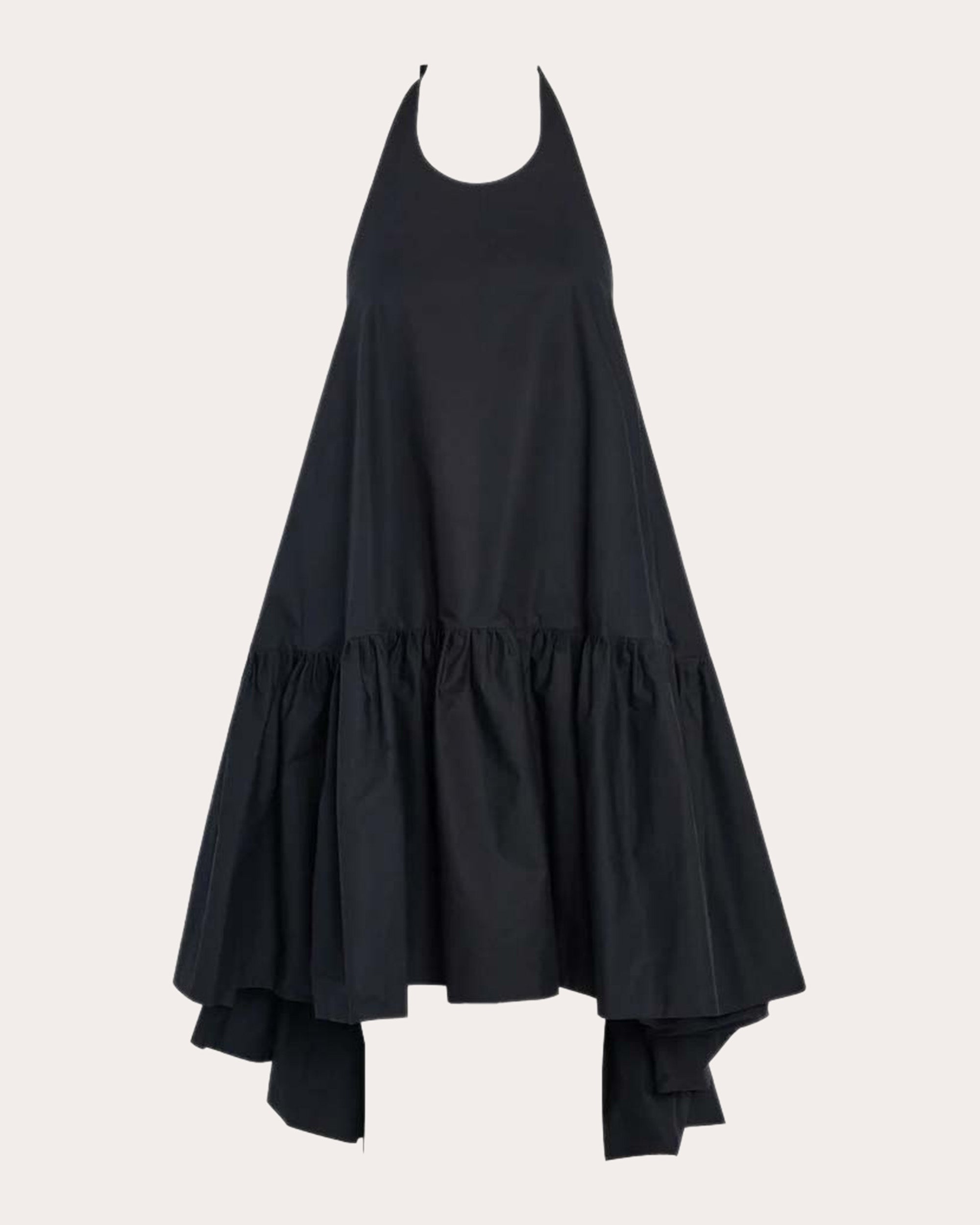 Winston Tiered Halterneck Silk Mini Dress