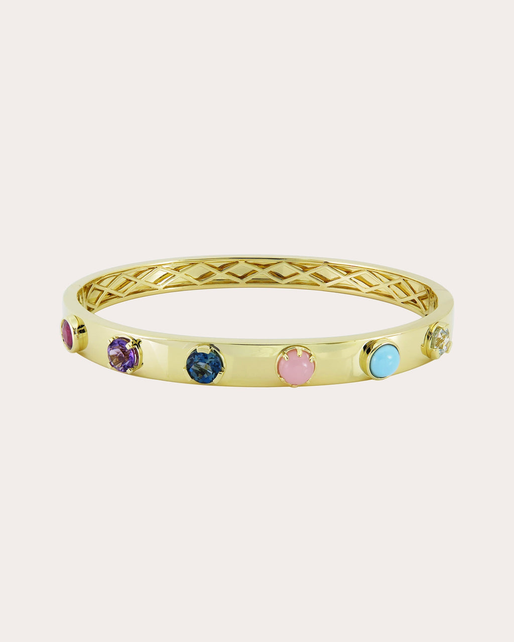l'Ego II 14K Gold Multi-Stone Bracelet