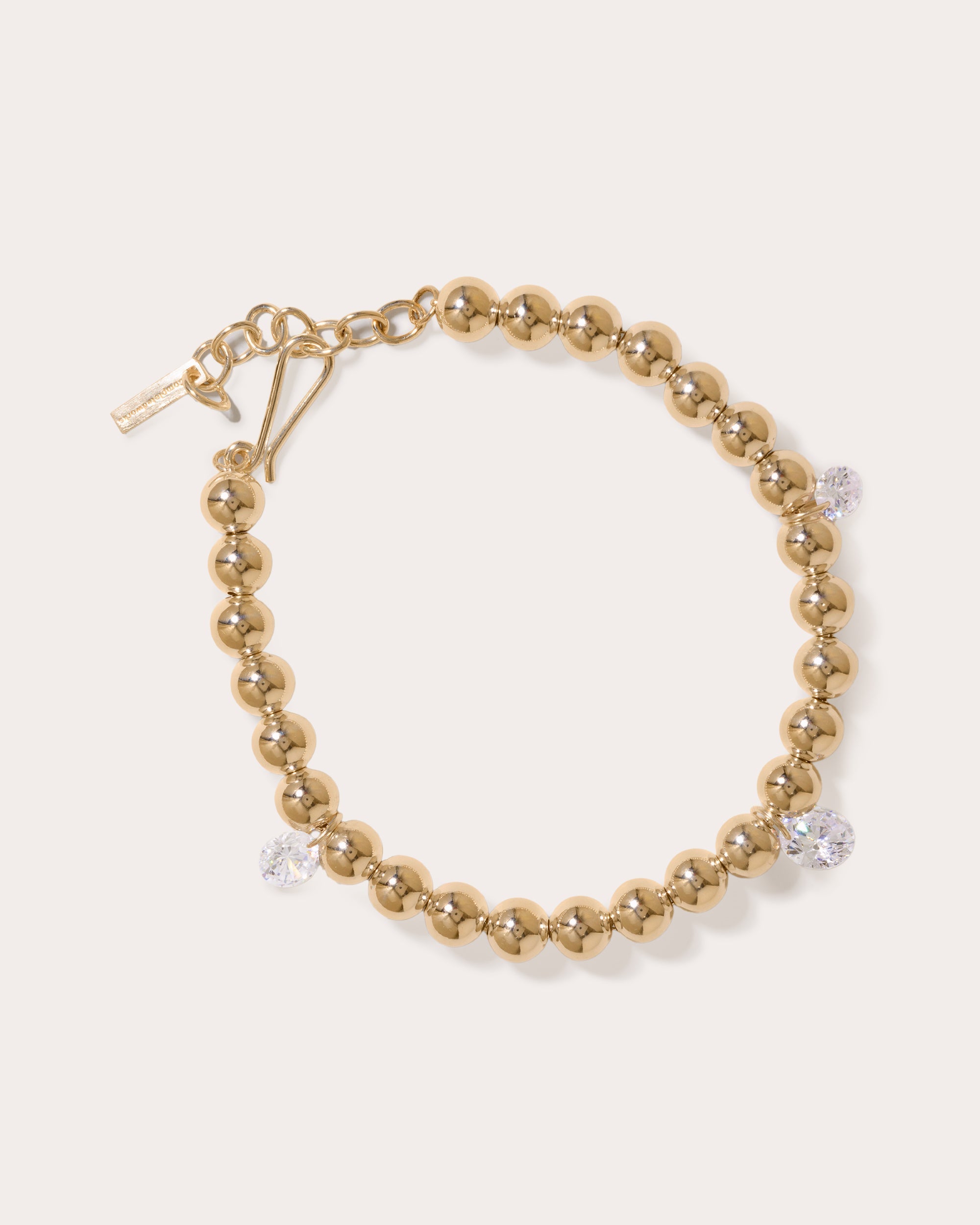 18K Gold-Vermeil and Cubic Zirconia Bracelet