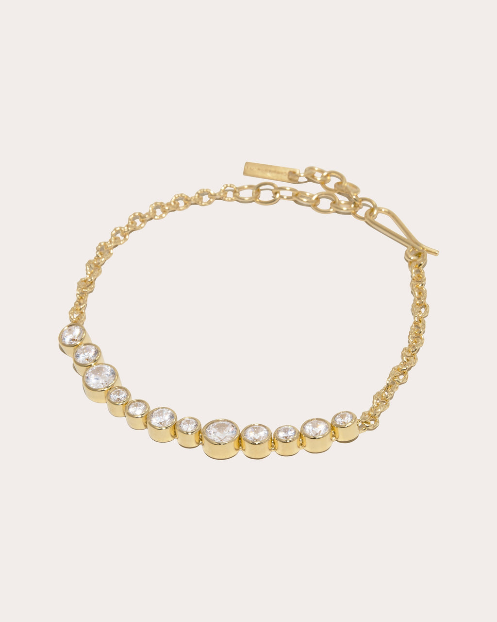 Wild Eyed 18K Gold Vermeil Cubic Zirconia Bracelet