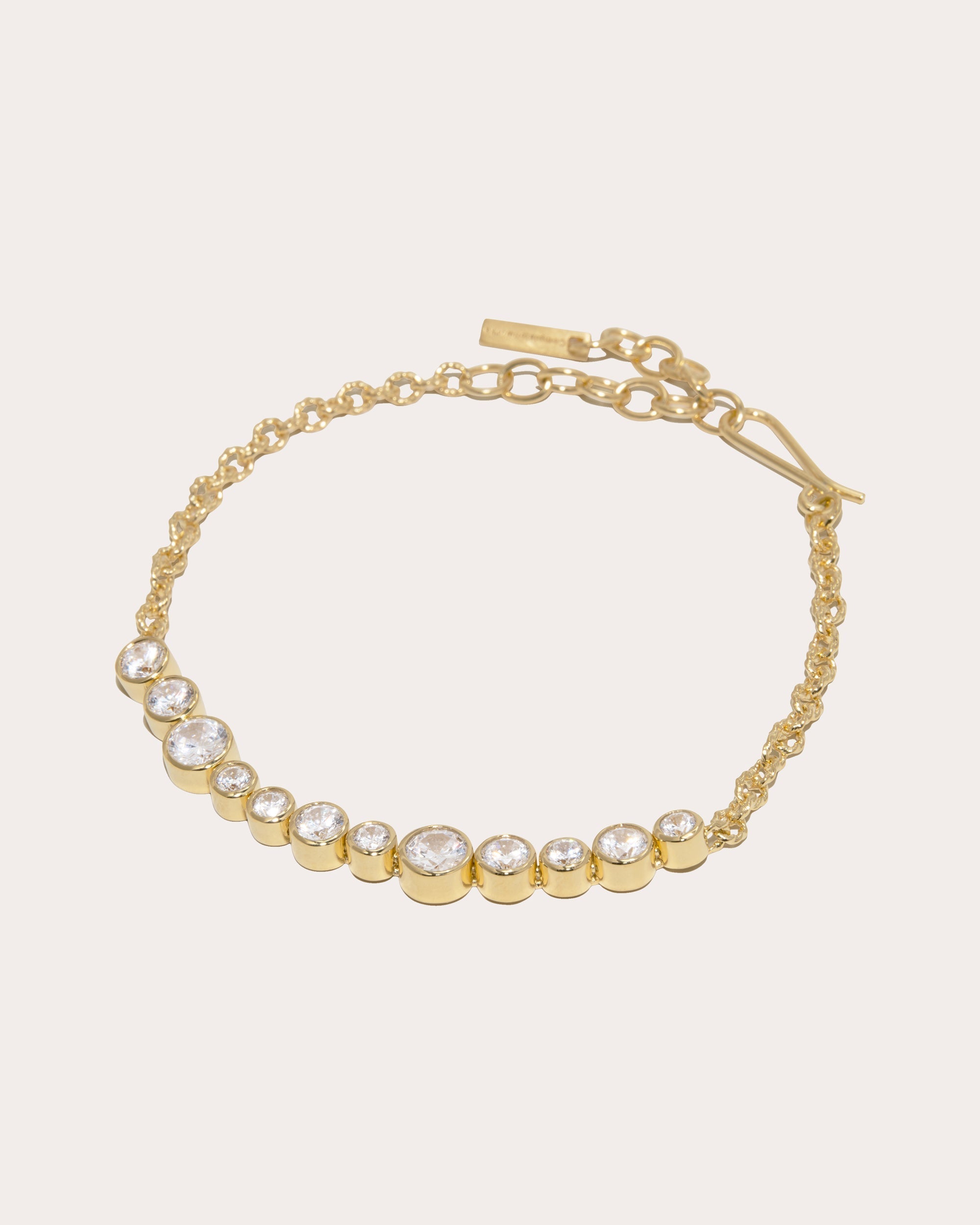 Wild Eyed 18K Gold Vermeil Cubic Zirconia Bracelet