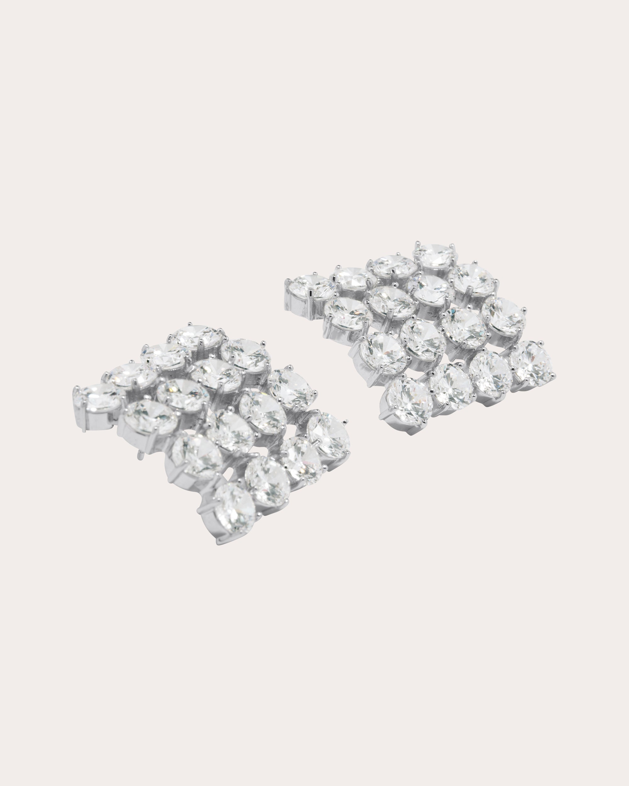 Juggernaut Sterling Silver Cubic Zirconia Earrings