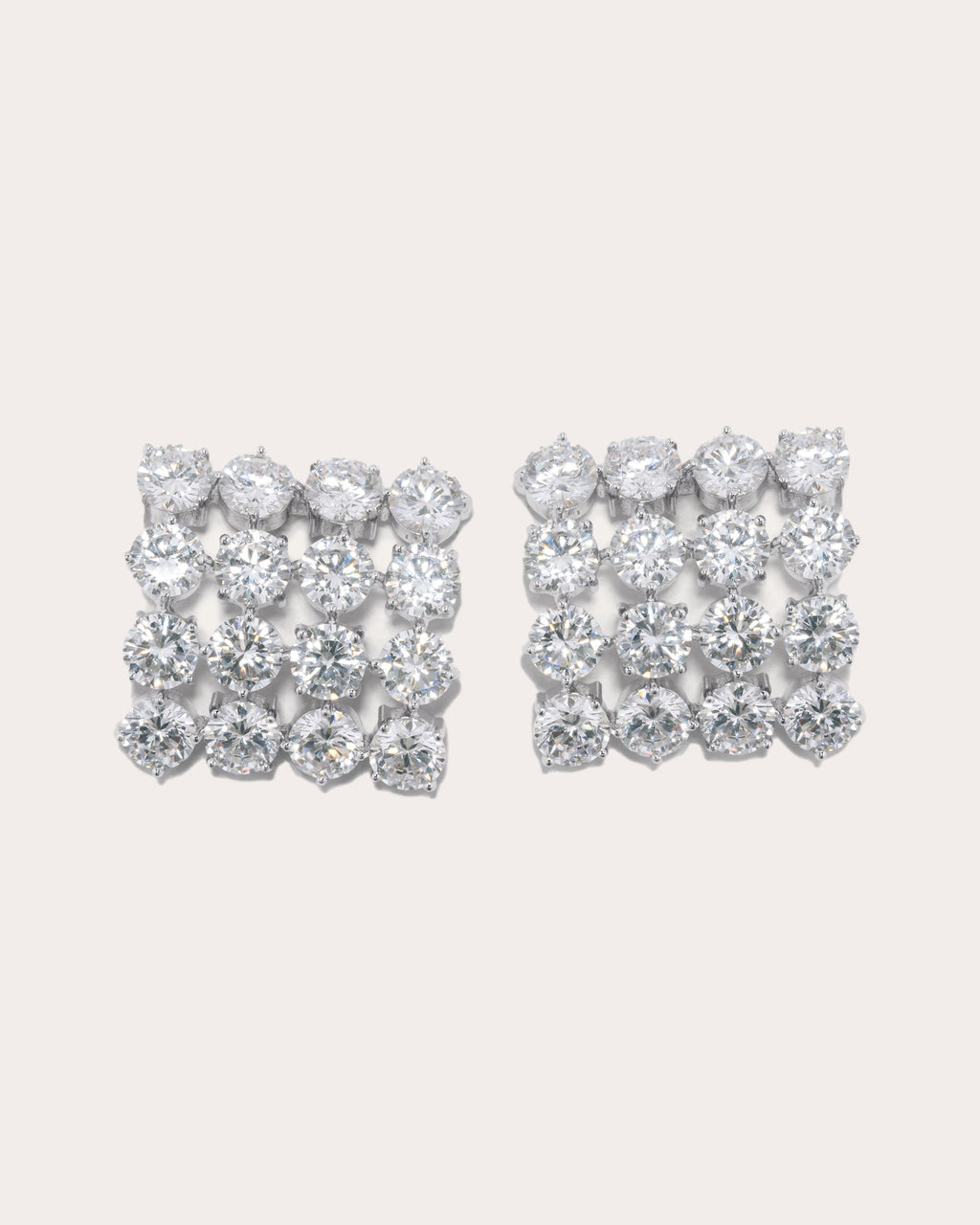 Juggernaut Sterling Silver Cubic Zirconia Earrings
