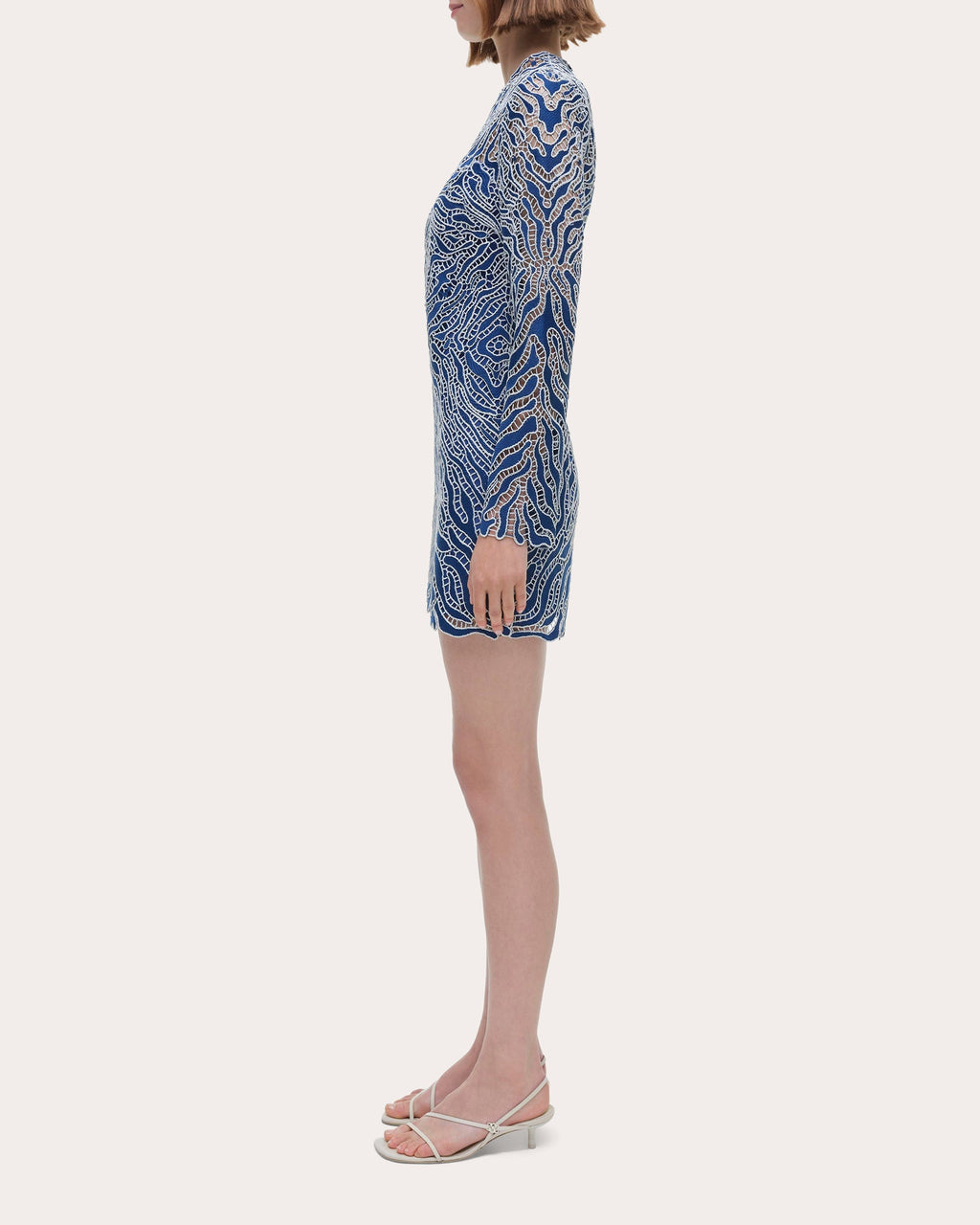 Charis Guipure Lace Mini Dress