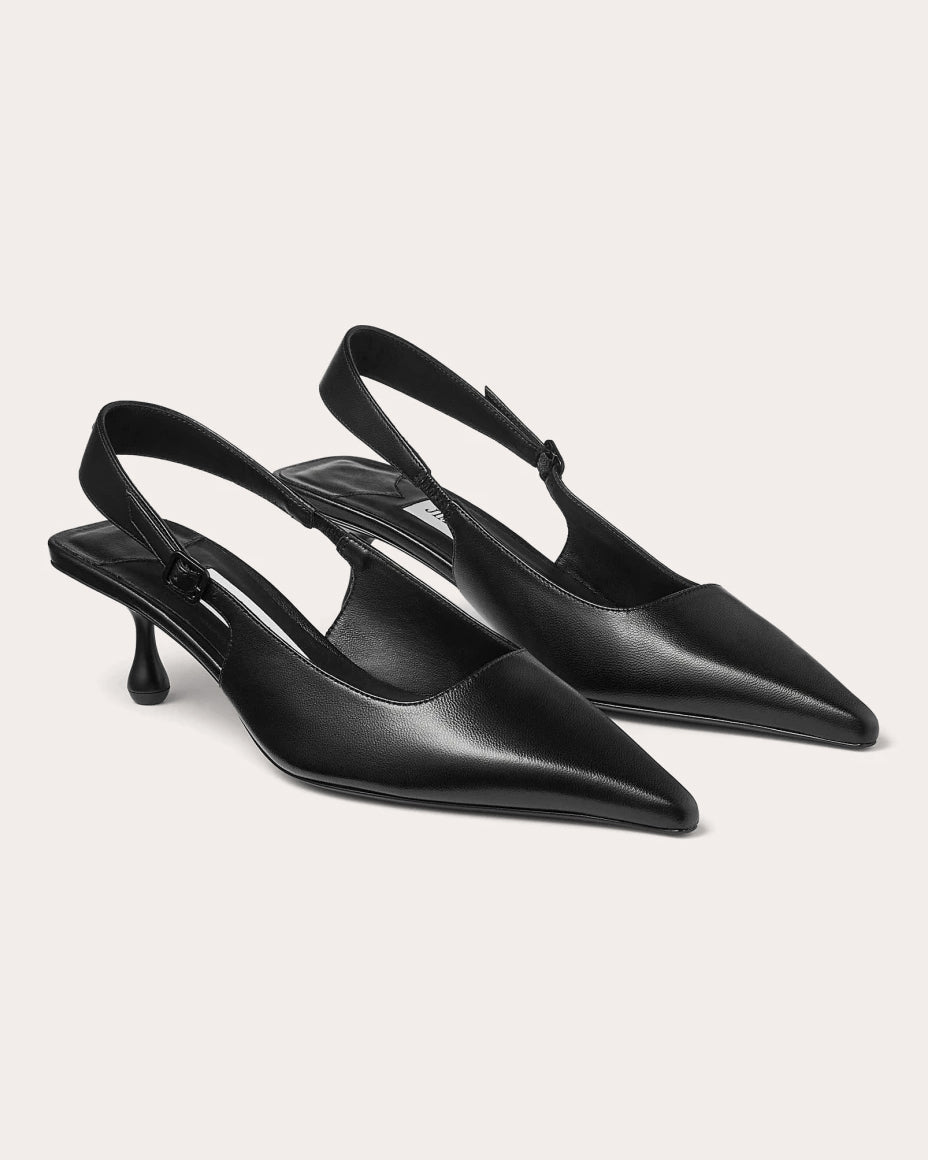 Amel 50 Leather Slingback Pump