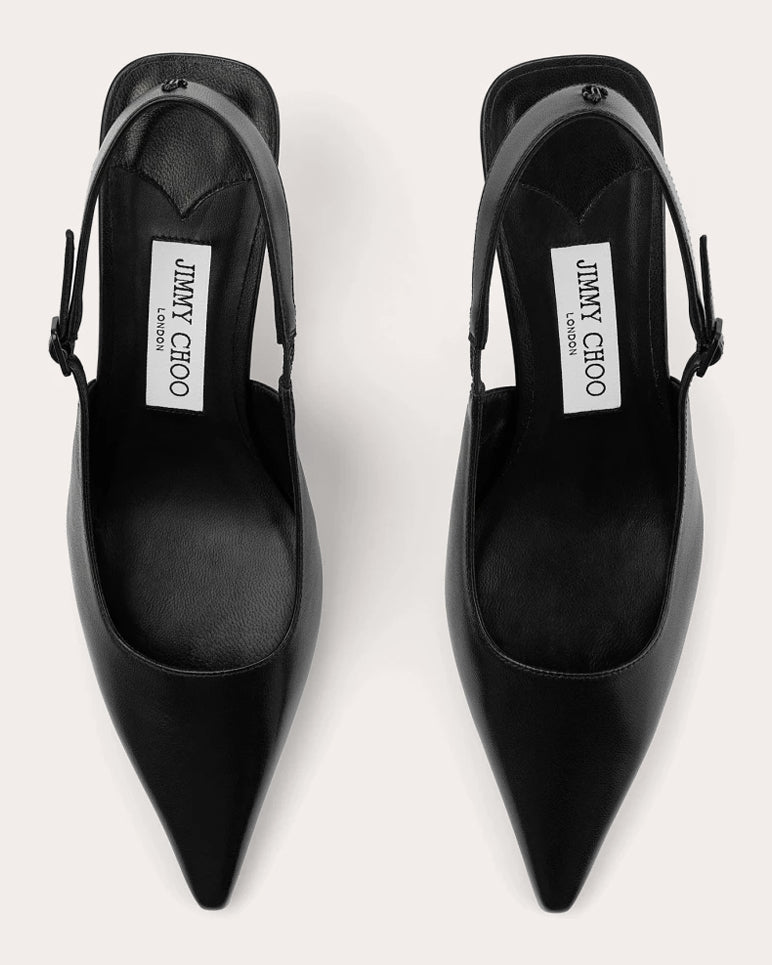 Amel 50 Leather Slingback Pump