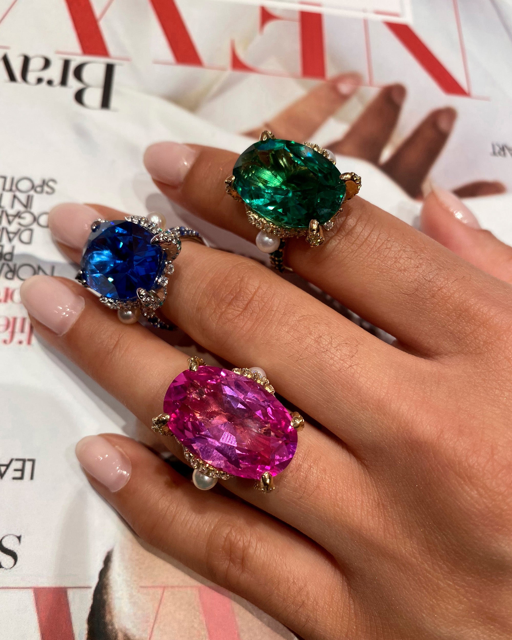 Aqua Mermaid Ring