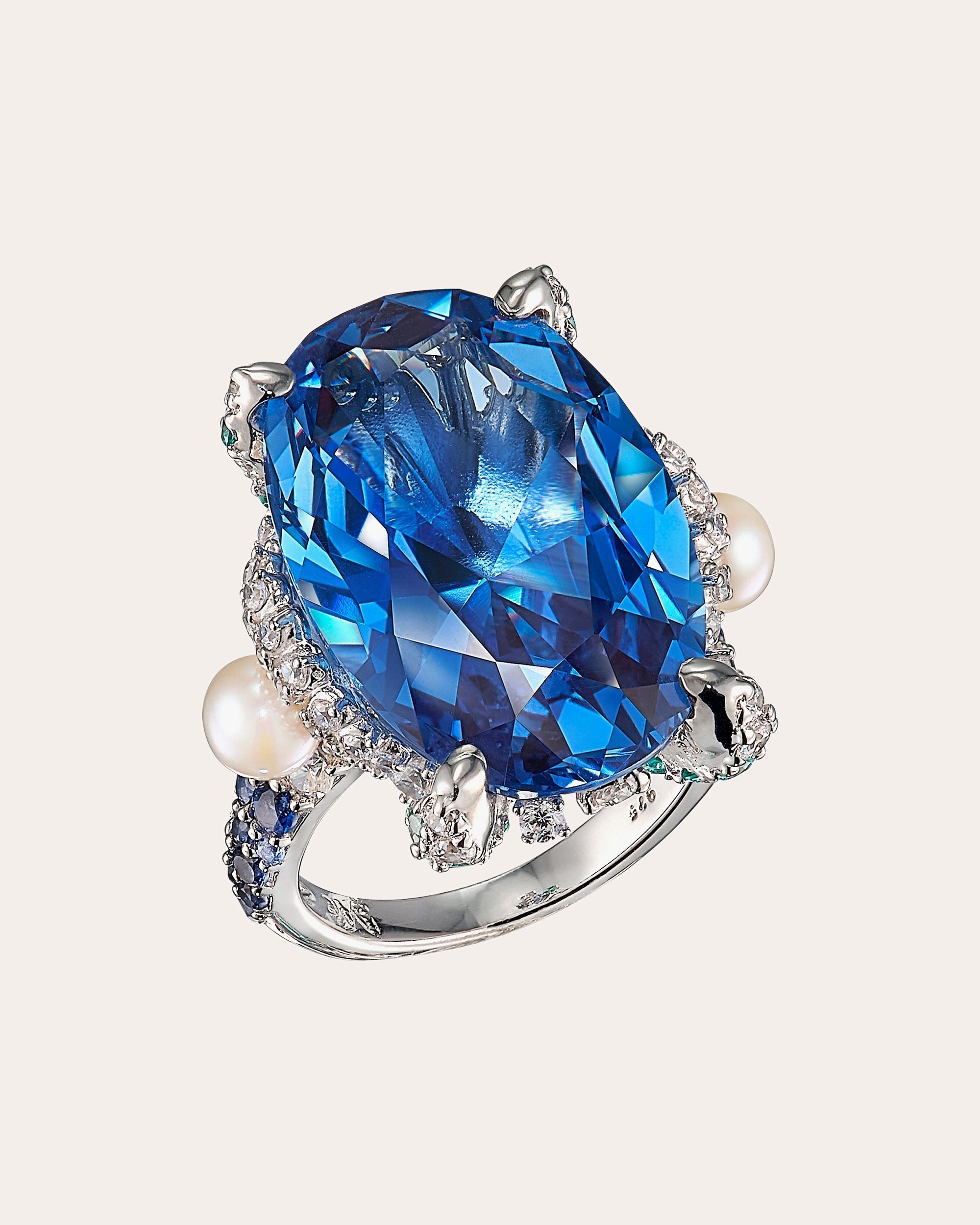 Aqua Mermaid Ring