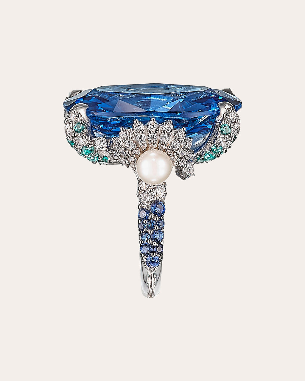 Aqua Mermaid Ring