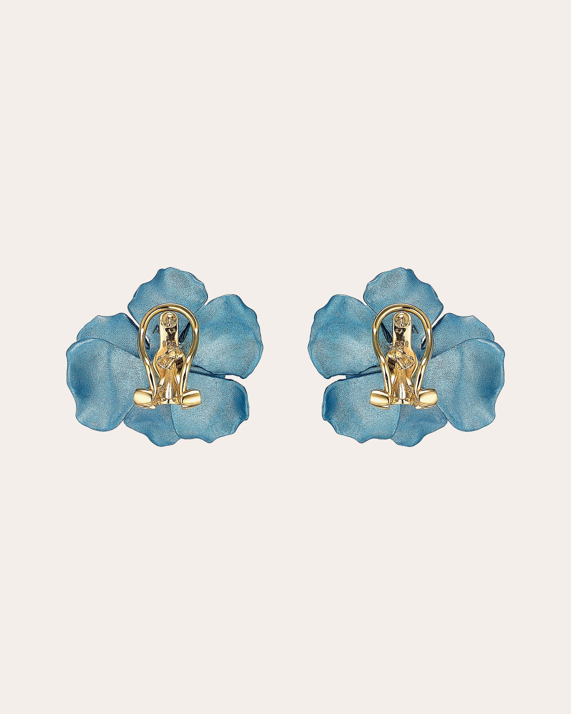 Rose 18K Gold Vermeil Aluminium and Lab-Grown Diamond Earrings