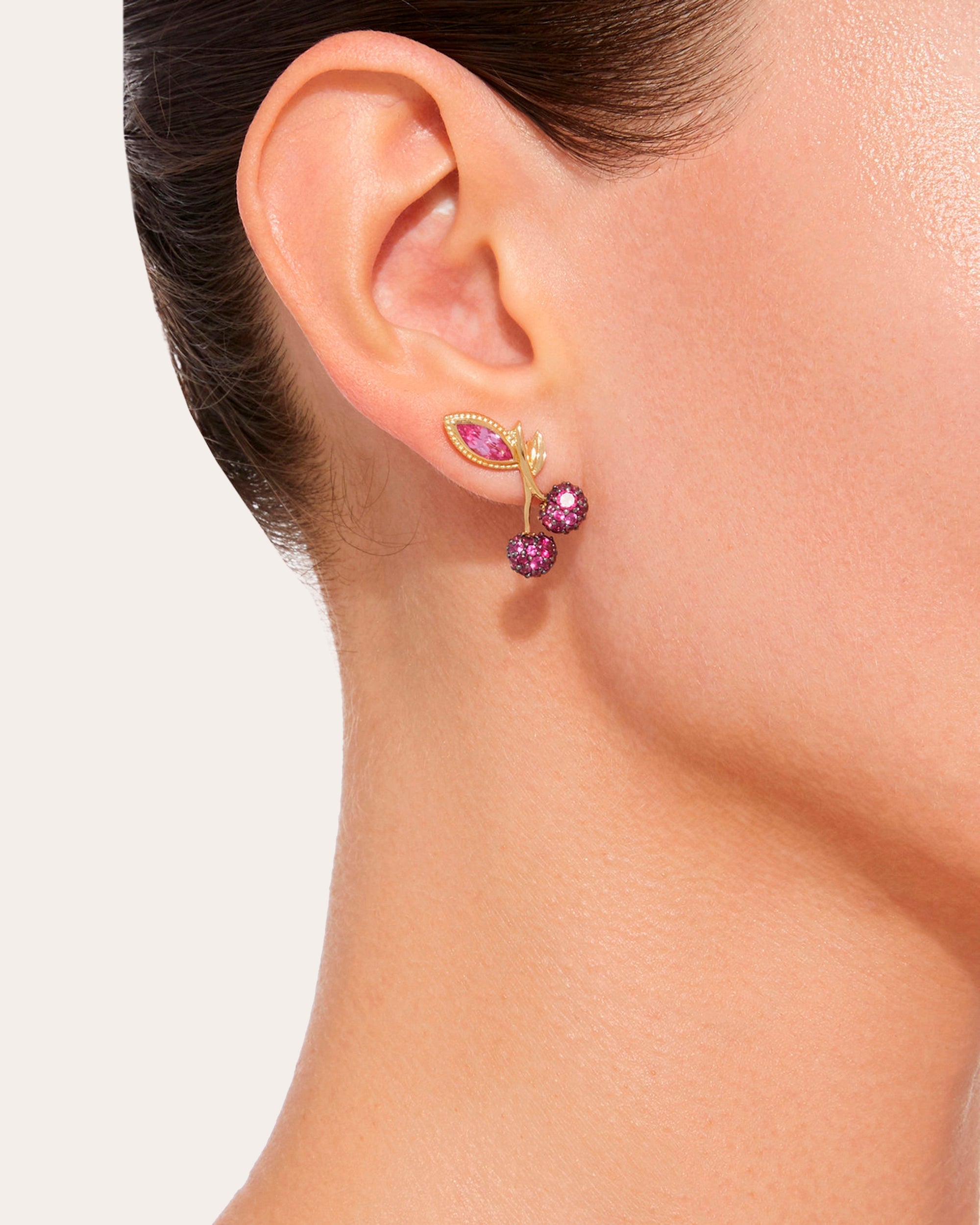 Cherry Stud Earrings