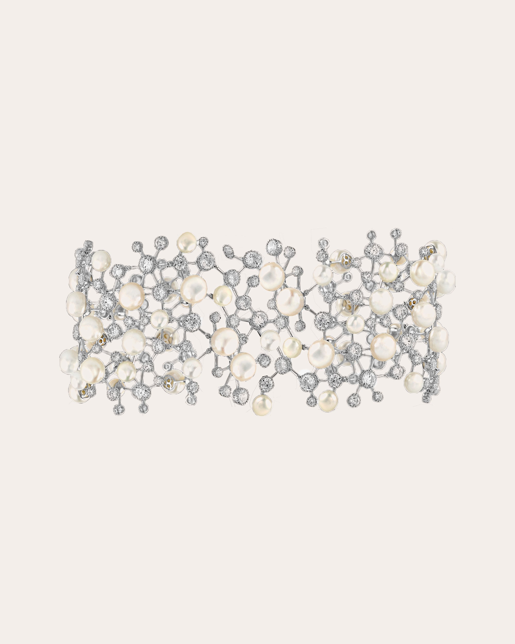 Constellation 18K Gold and Rhodium Vermeil Pearl and Lab-Grown Diamond Choker