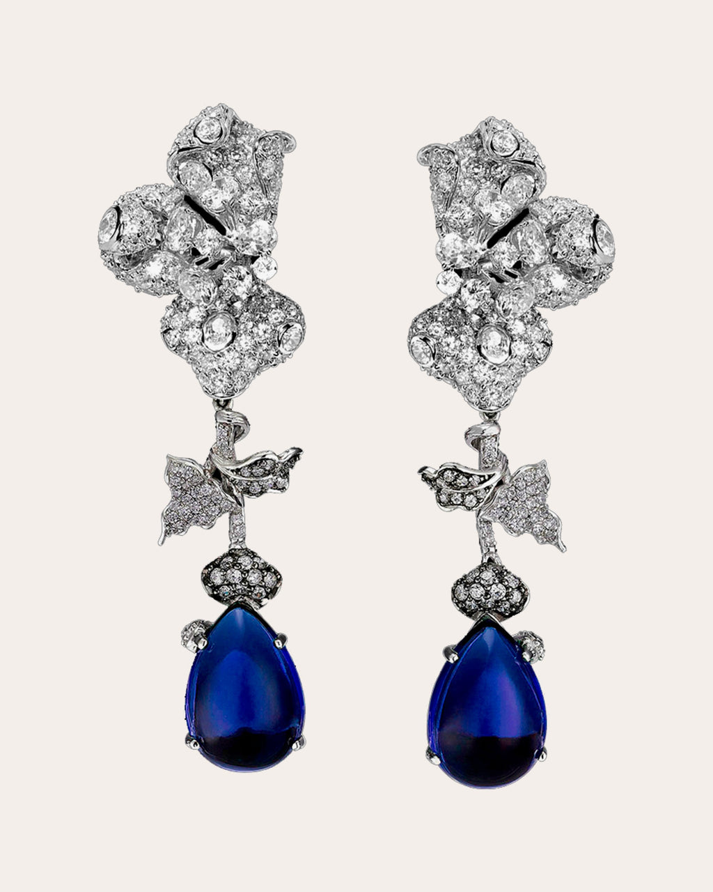 Convertible Orchid Sapphire Earrings