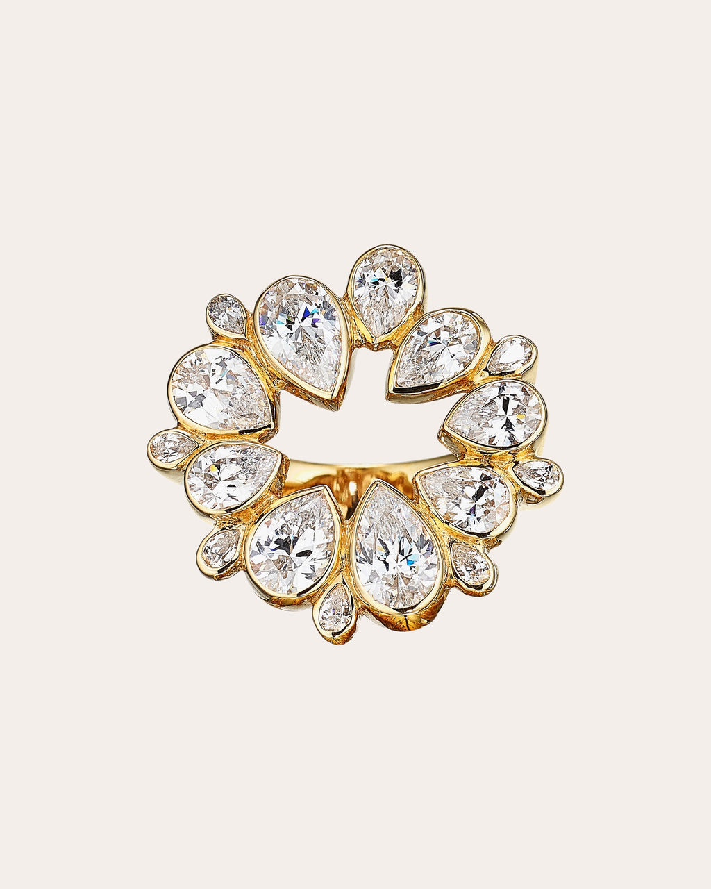 Panettone 18K Gold Vermeil Lab-Grown Diamond Ring