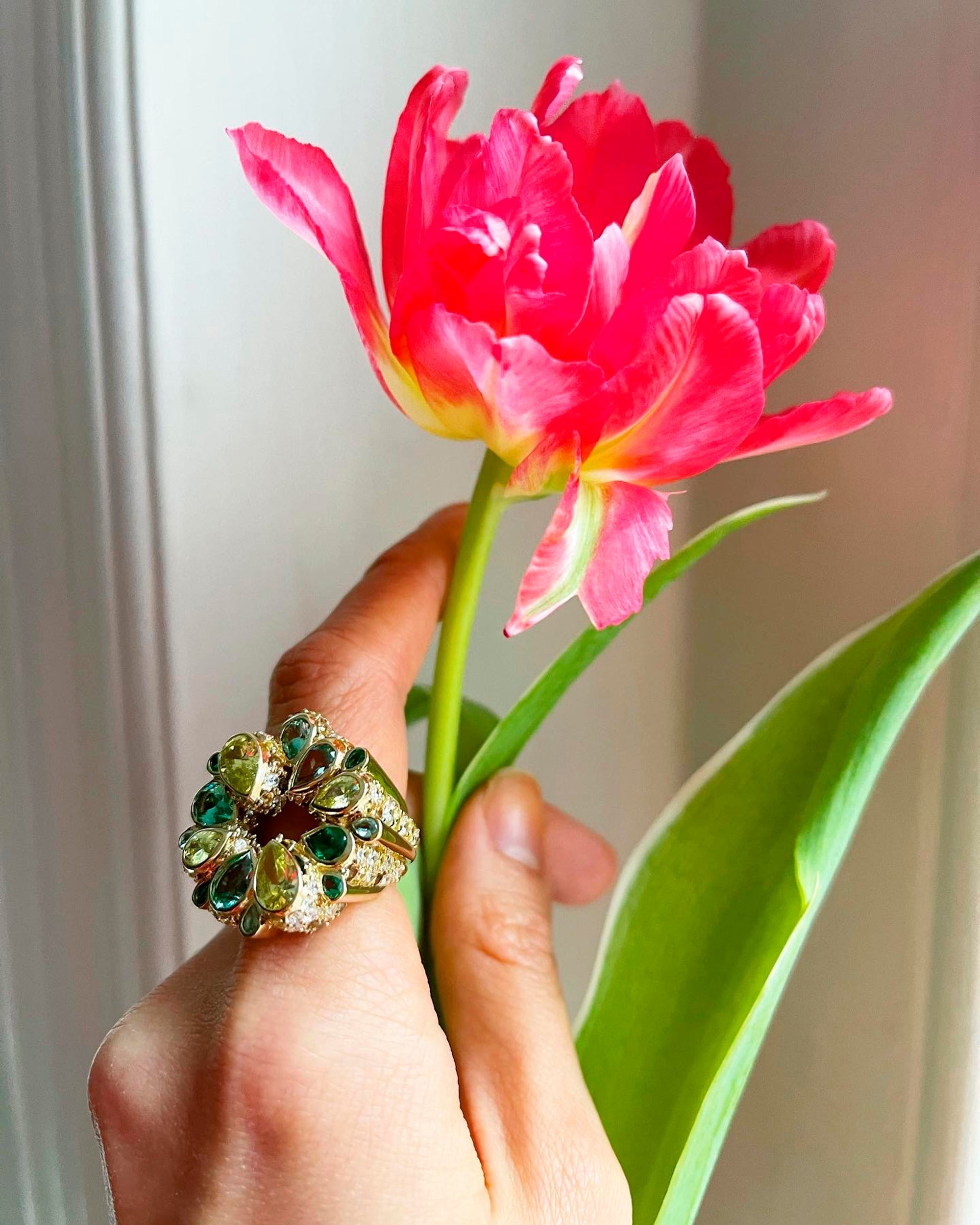 Emerald Panettone Ring