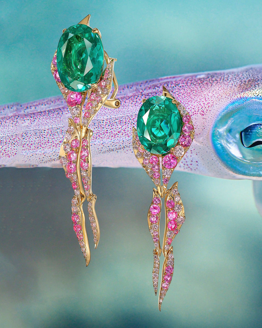 Paraiba Fin Earrings