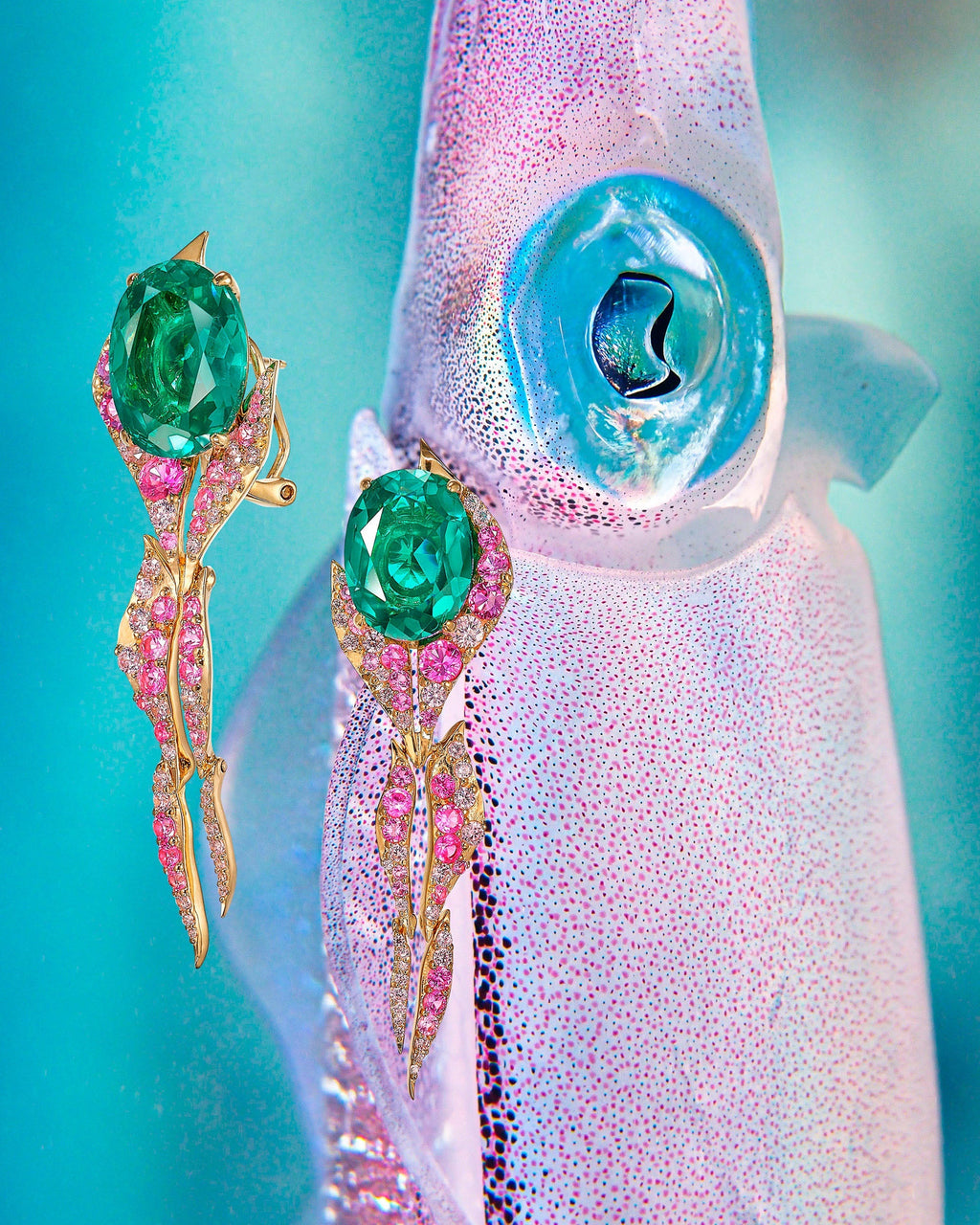 Paraiba Fin Earrings