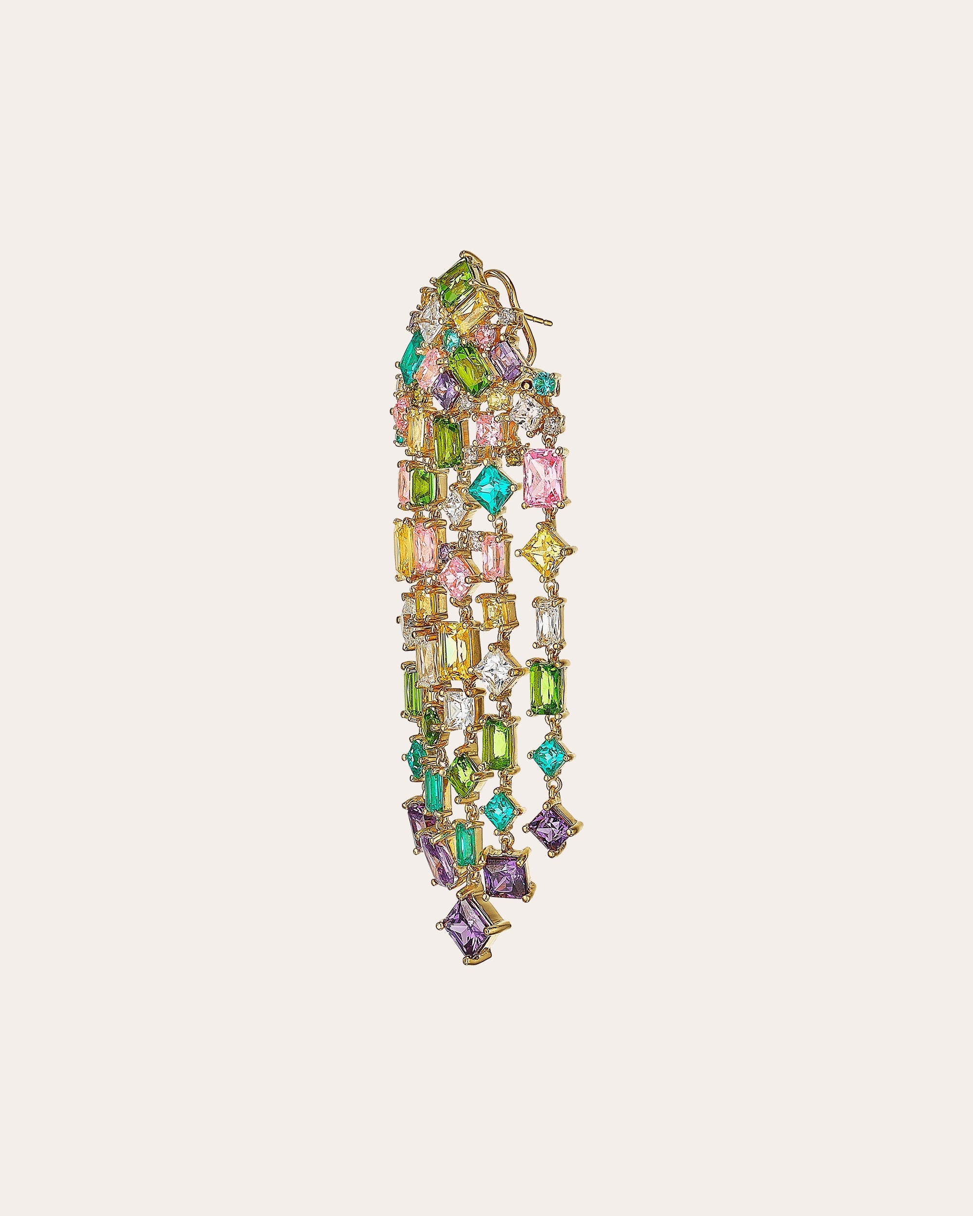 Rainbow Cascade Earrings