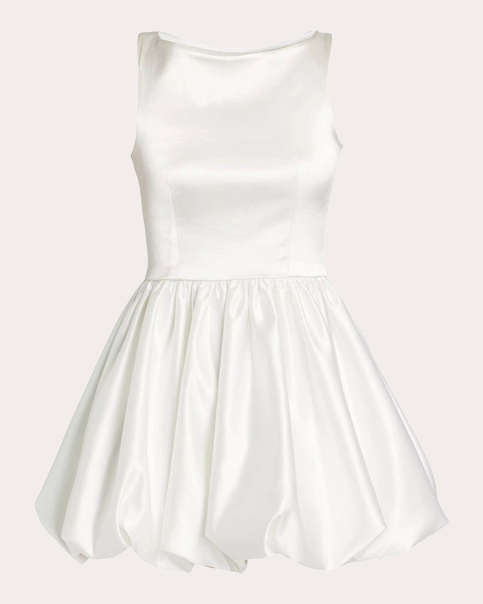 Ananya Satin Bubble Mini Dress