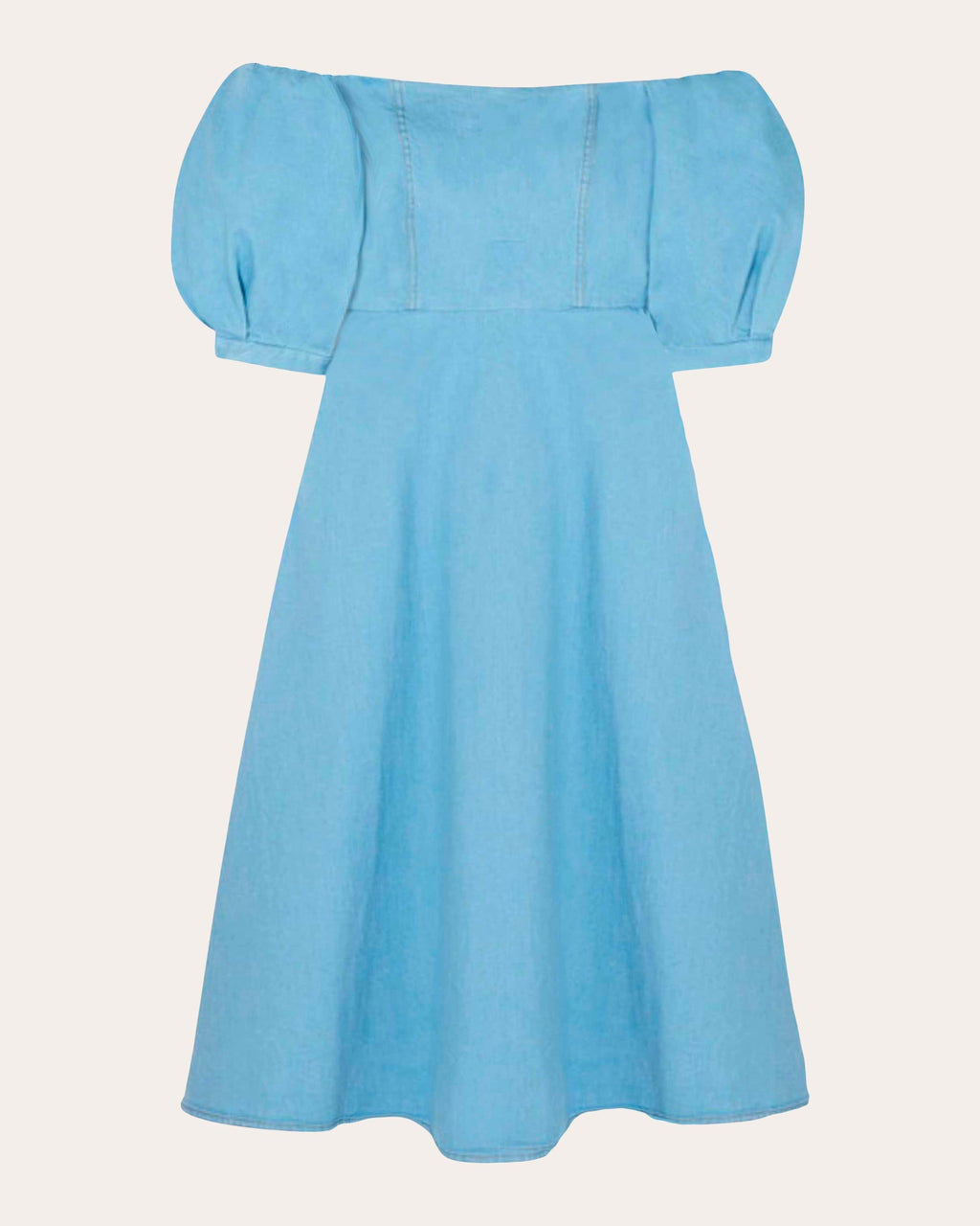 Denim Off-Shoulder Dress