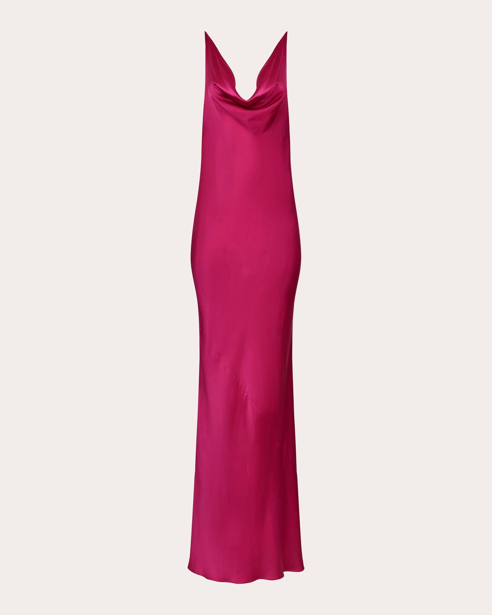 Venice Draped Silk Dress