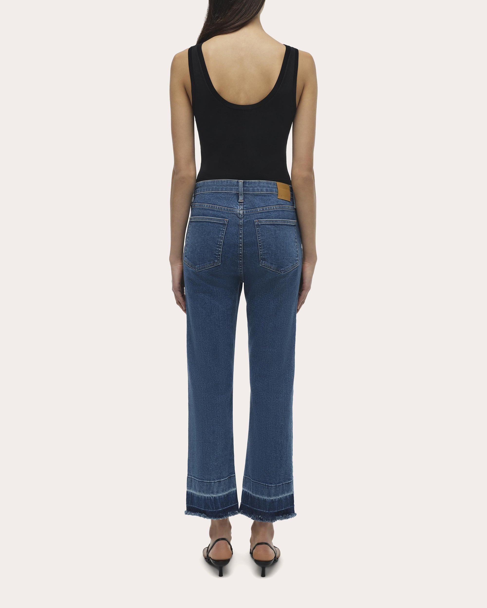 River High-Rise Straight-Leg Jeans