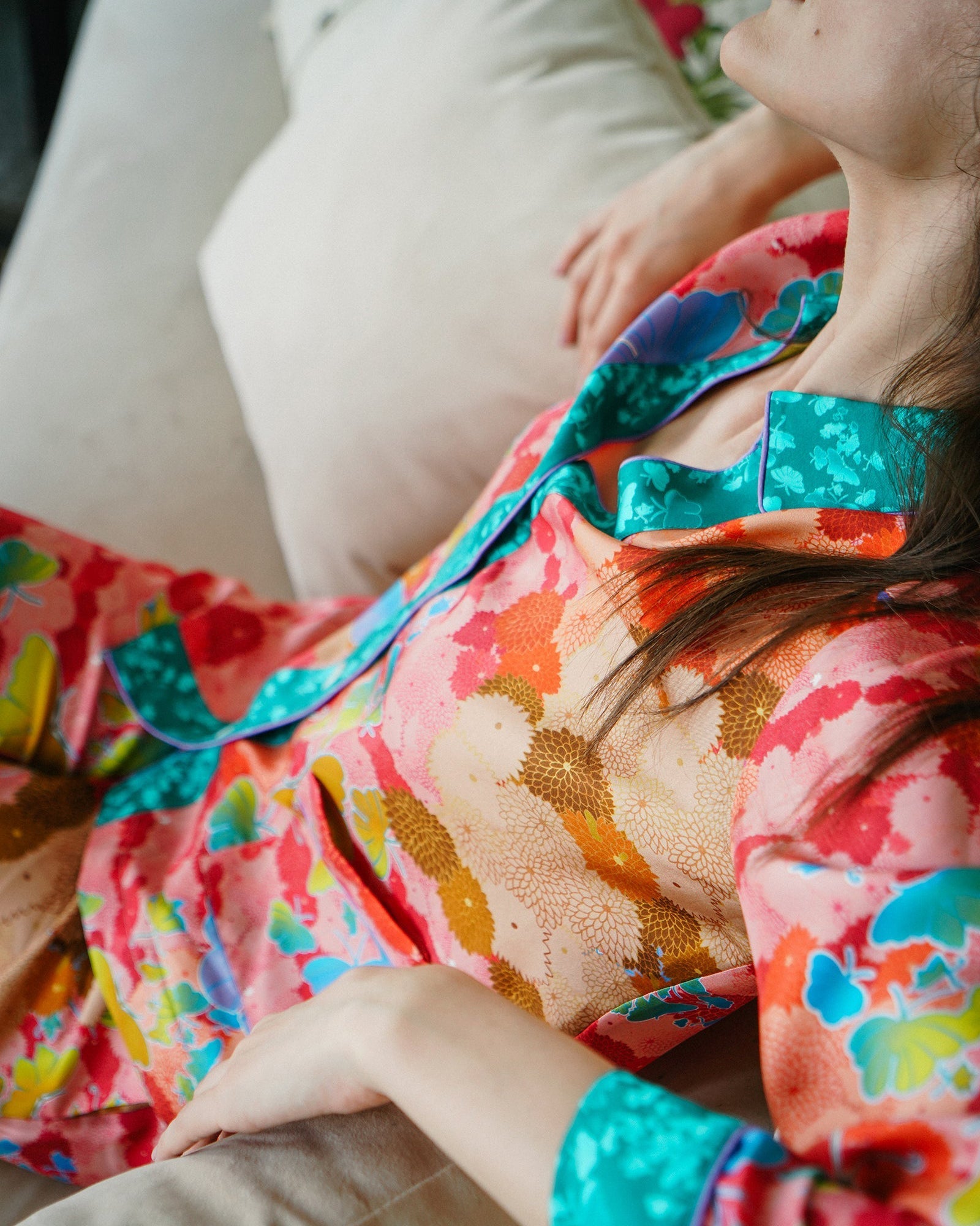 Tokyo Niwa Silk Pajama Set