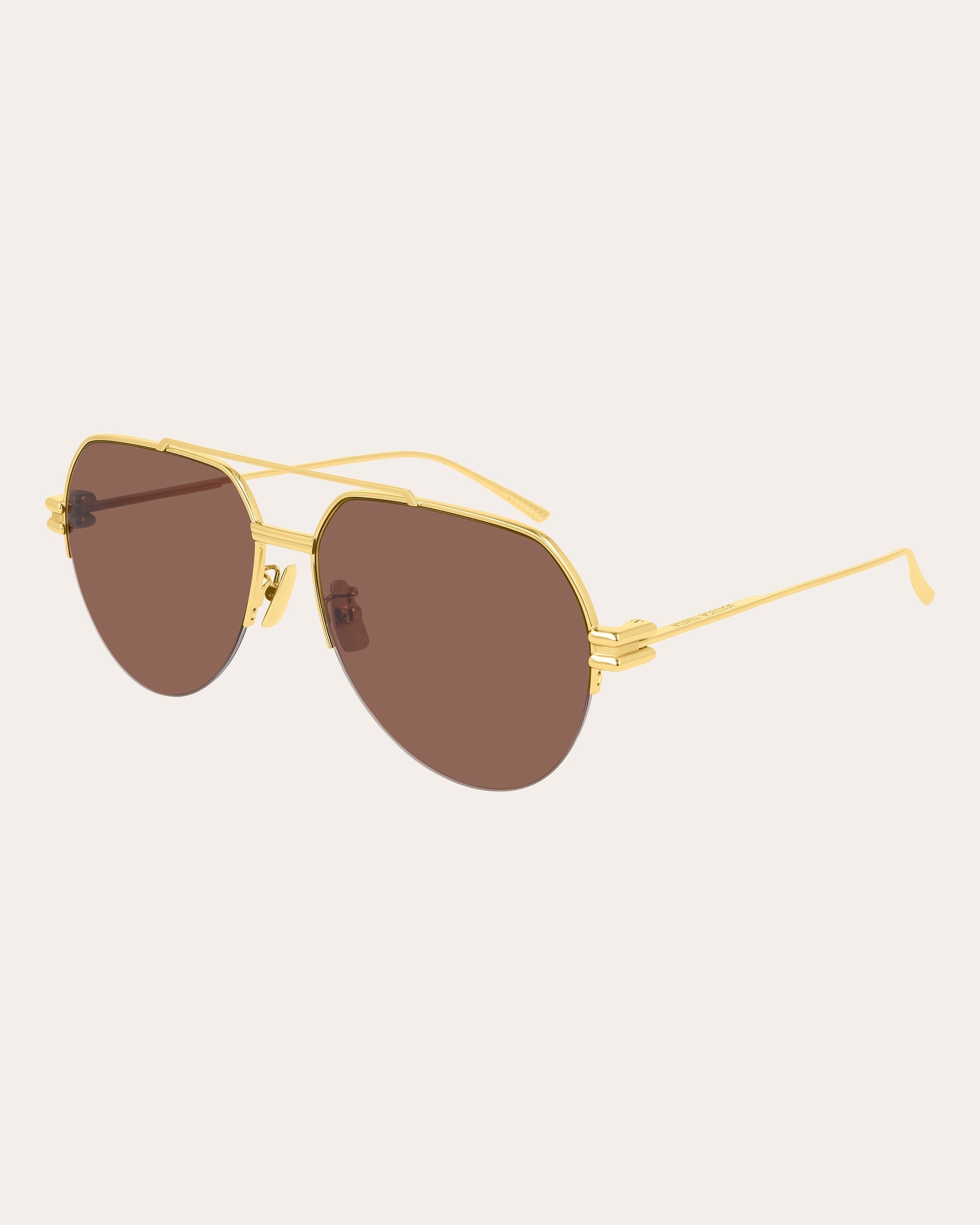 Gold Aviator Sunglasses
