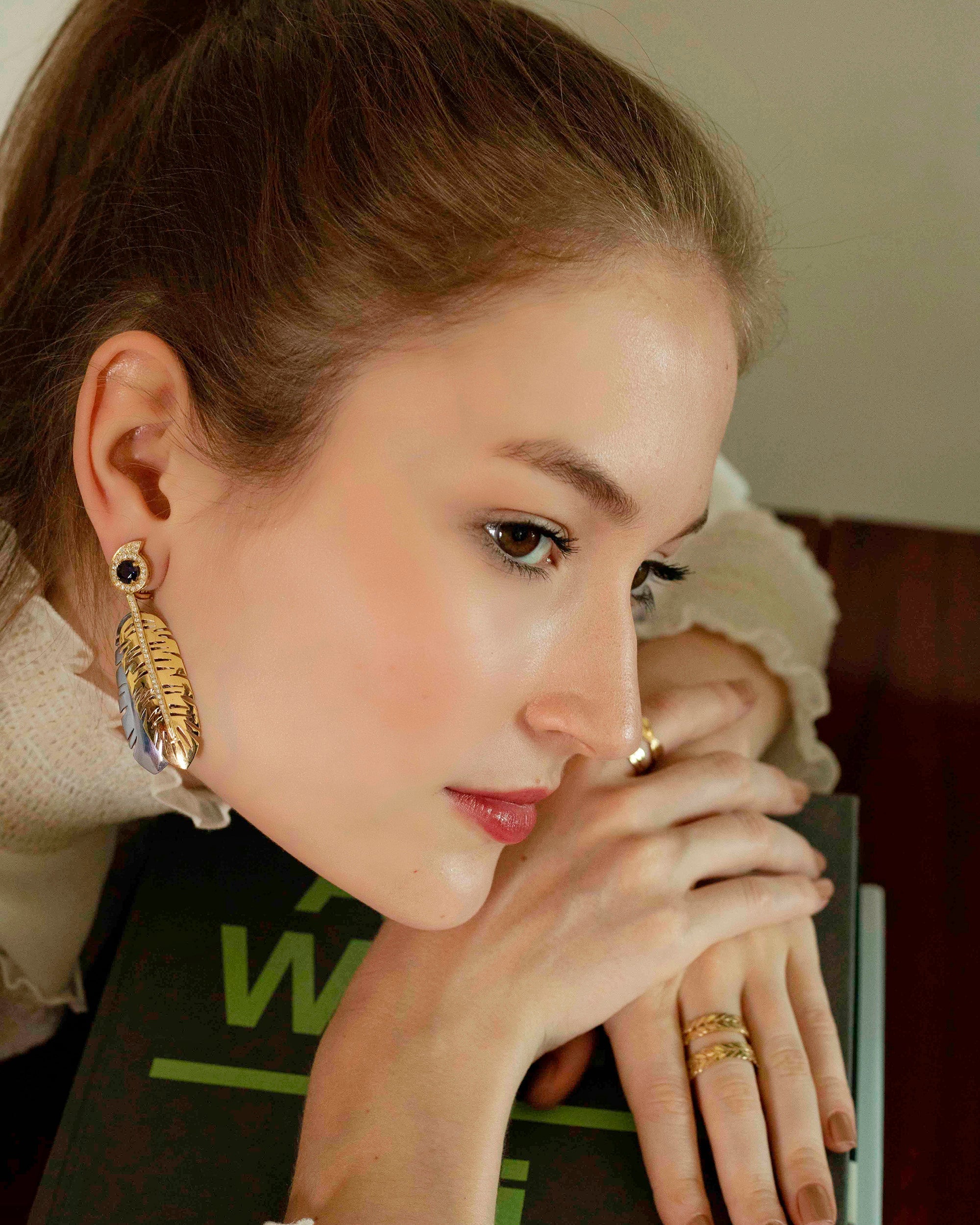Banana Leaf Earrings