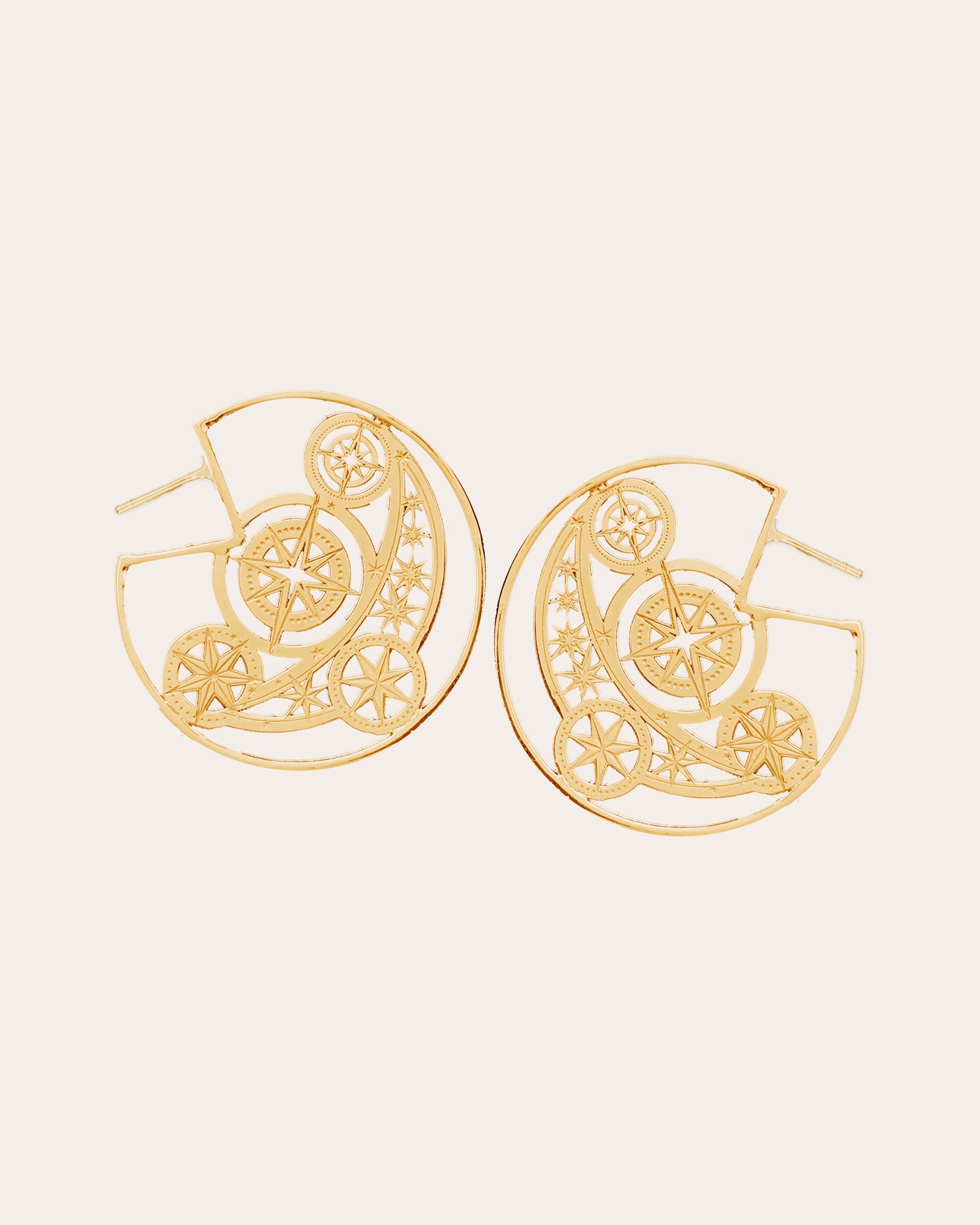 Large Talisman Hoops