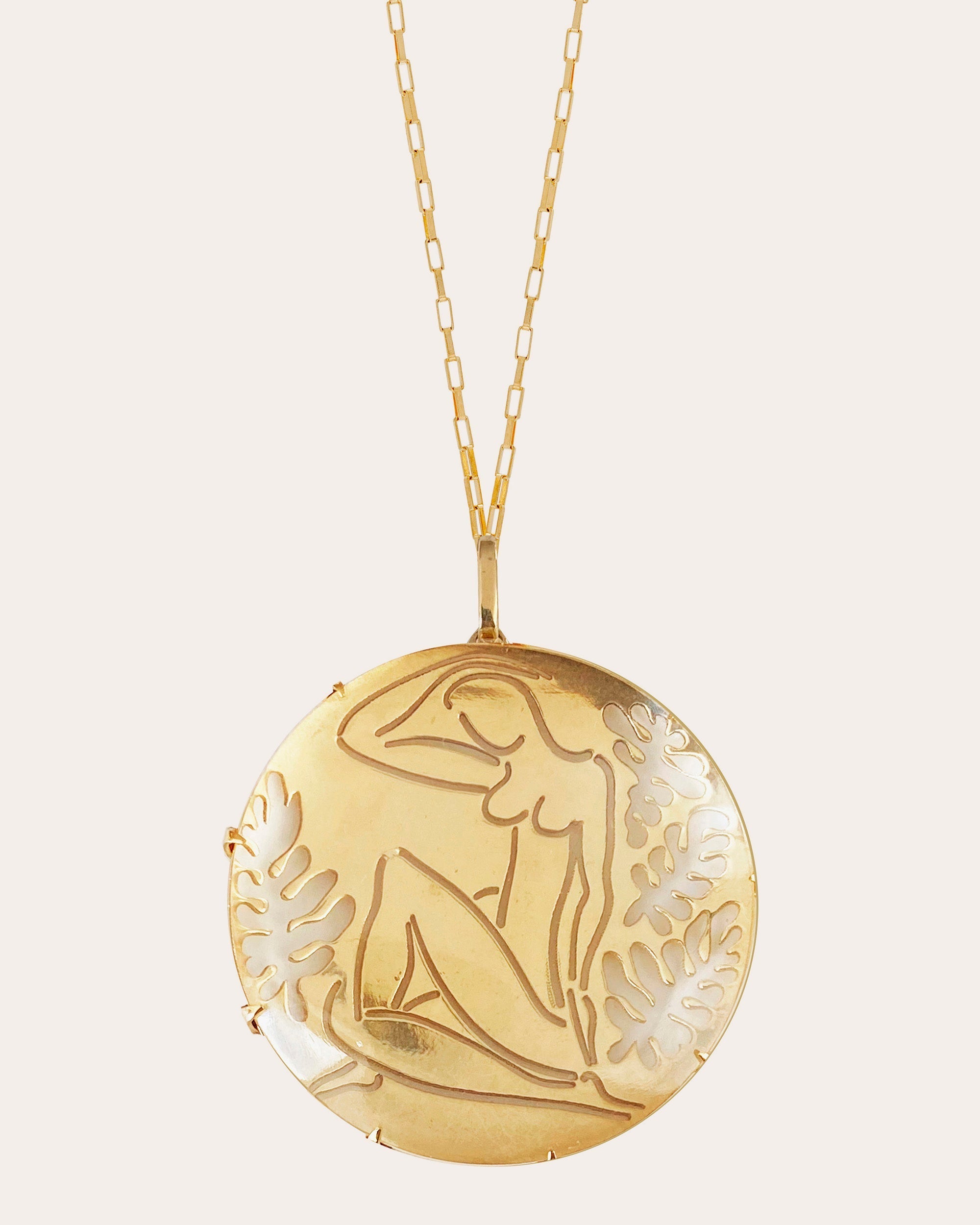 Magnifier Woman Pendant