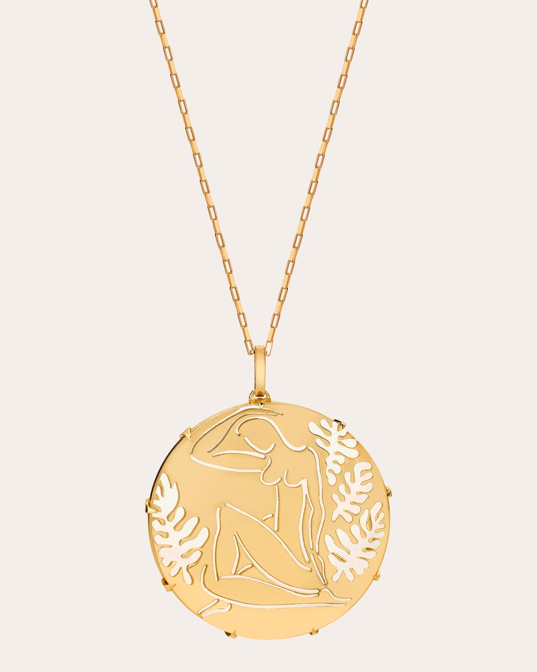 Magnifier Woman Pendant