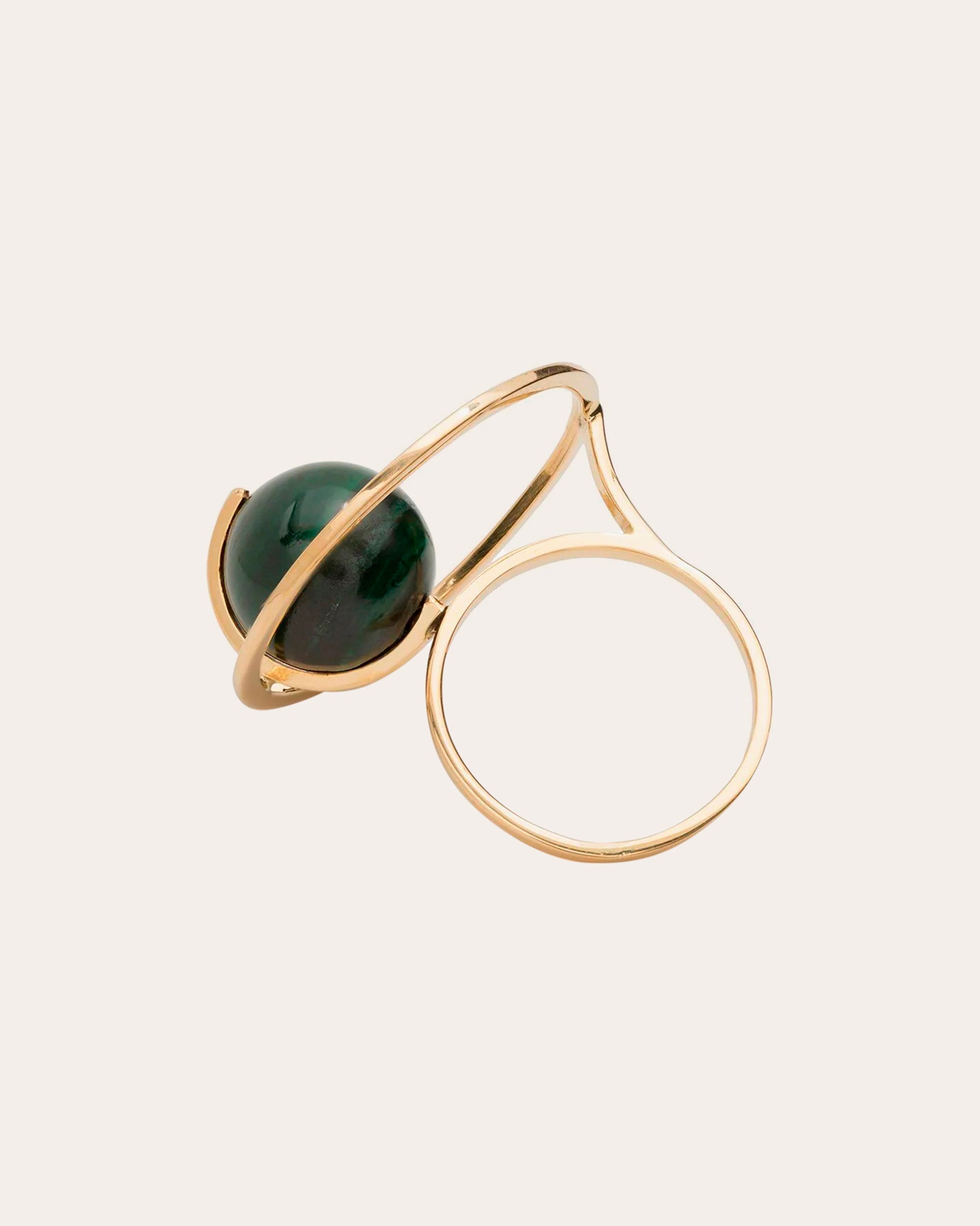 Malachite Modern Elliptic Ring
