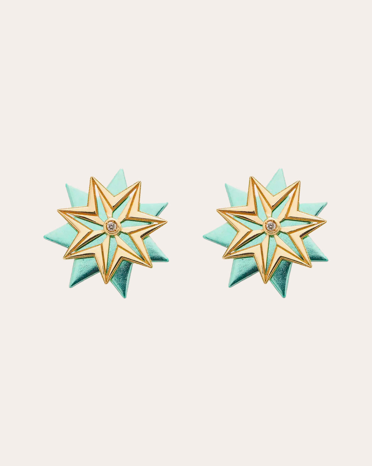 Mini Summer Rose Wind Earrings