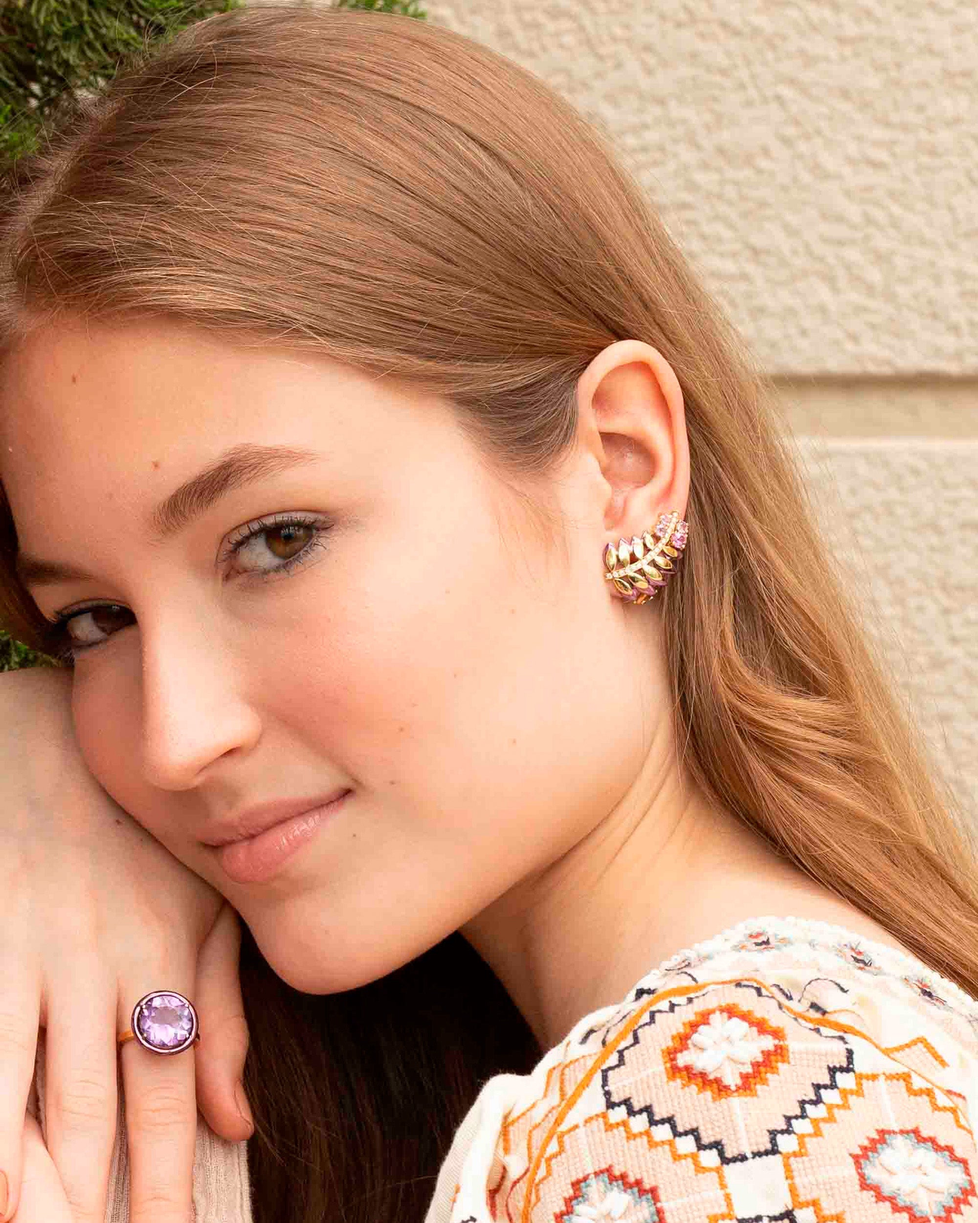Samambaia Min Earrings
