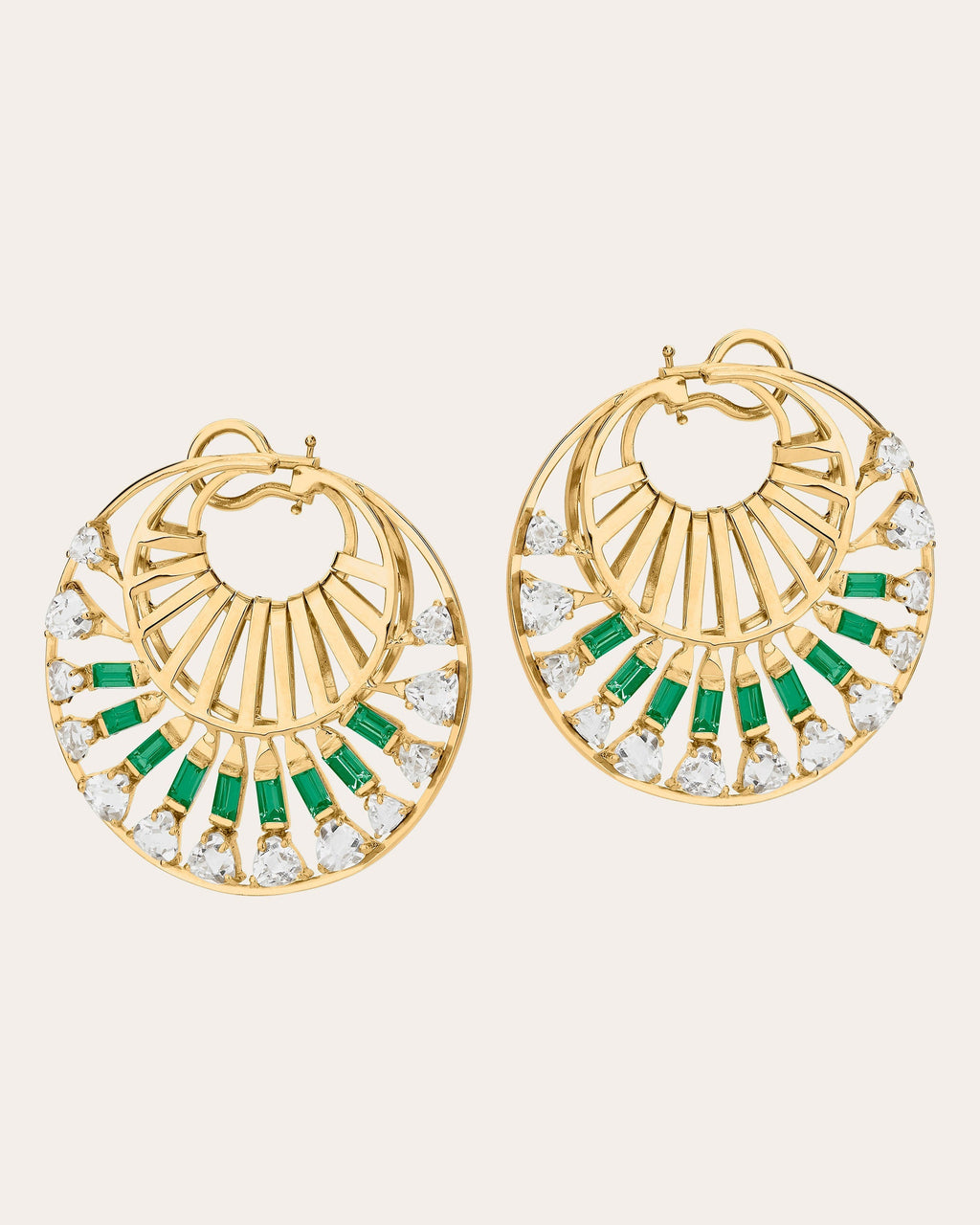 Trapeze Twisted Earrings
