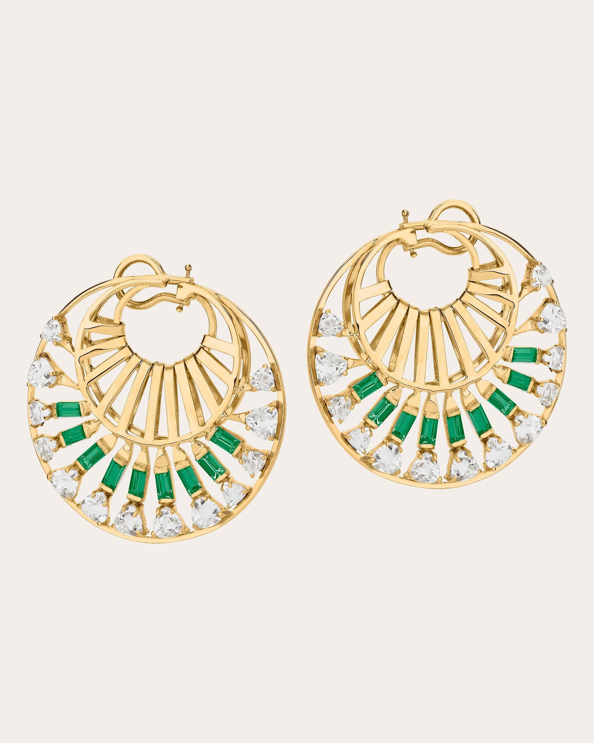 Trapeze Twisted Earrings