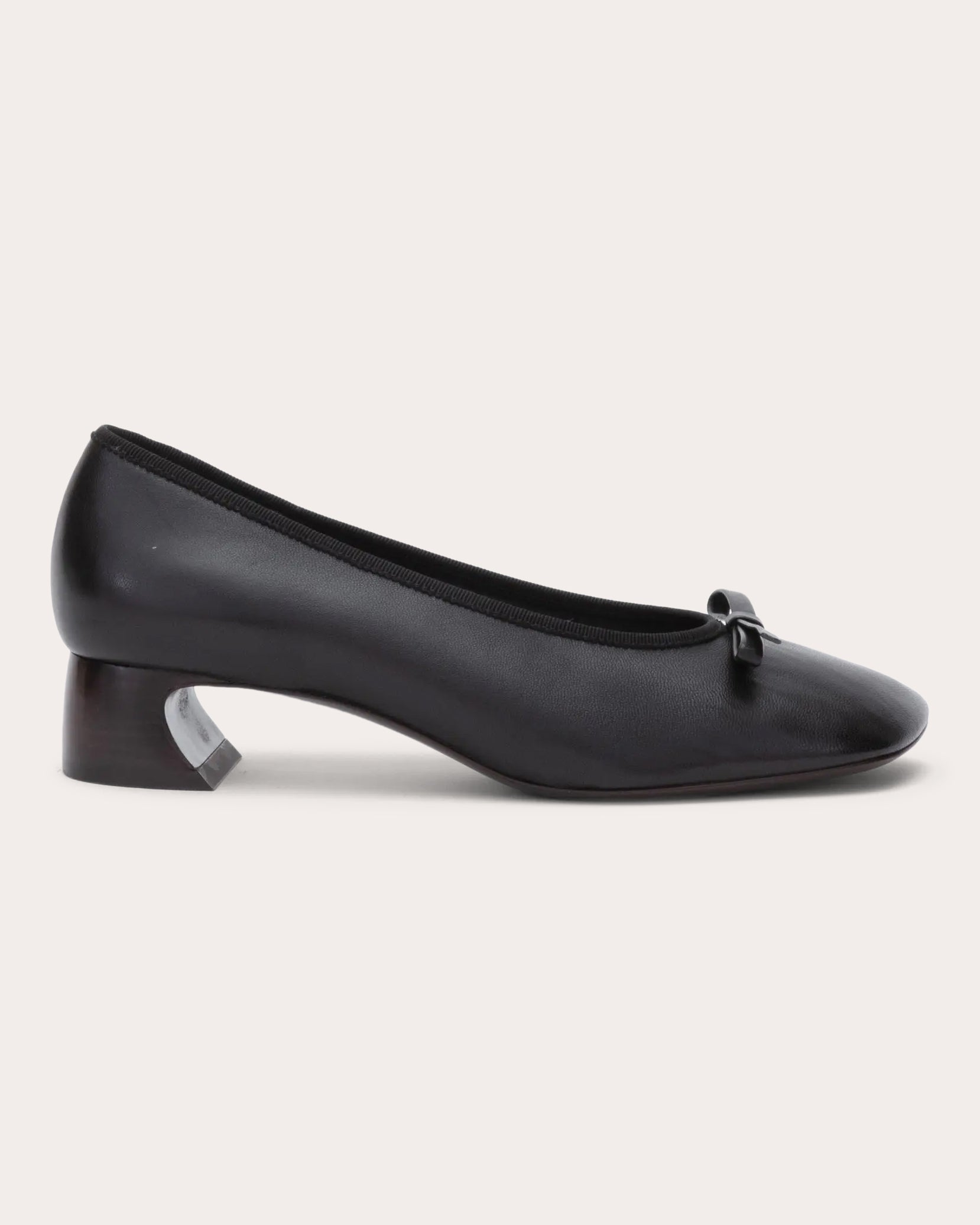 ID Bow-Detail Leather Pump