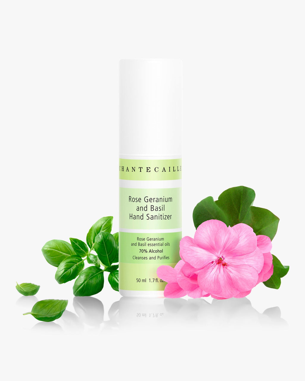 Rose Geranium and Basil Hand Sanitizer 50ml