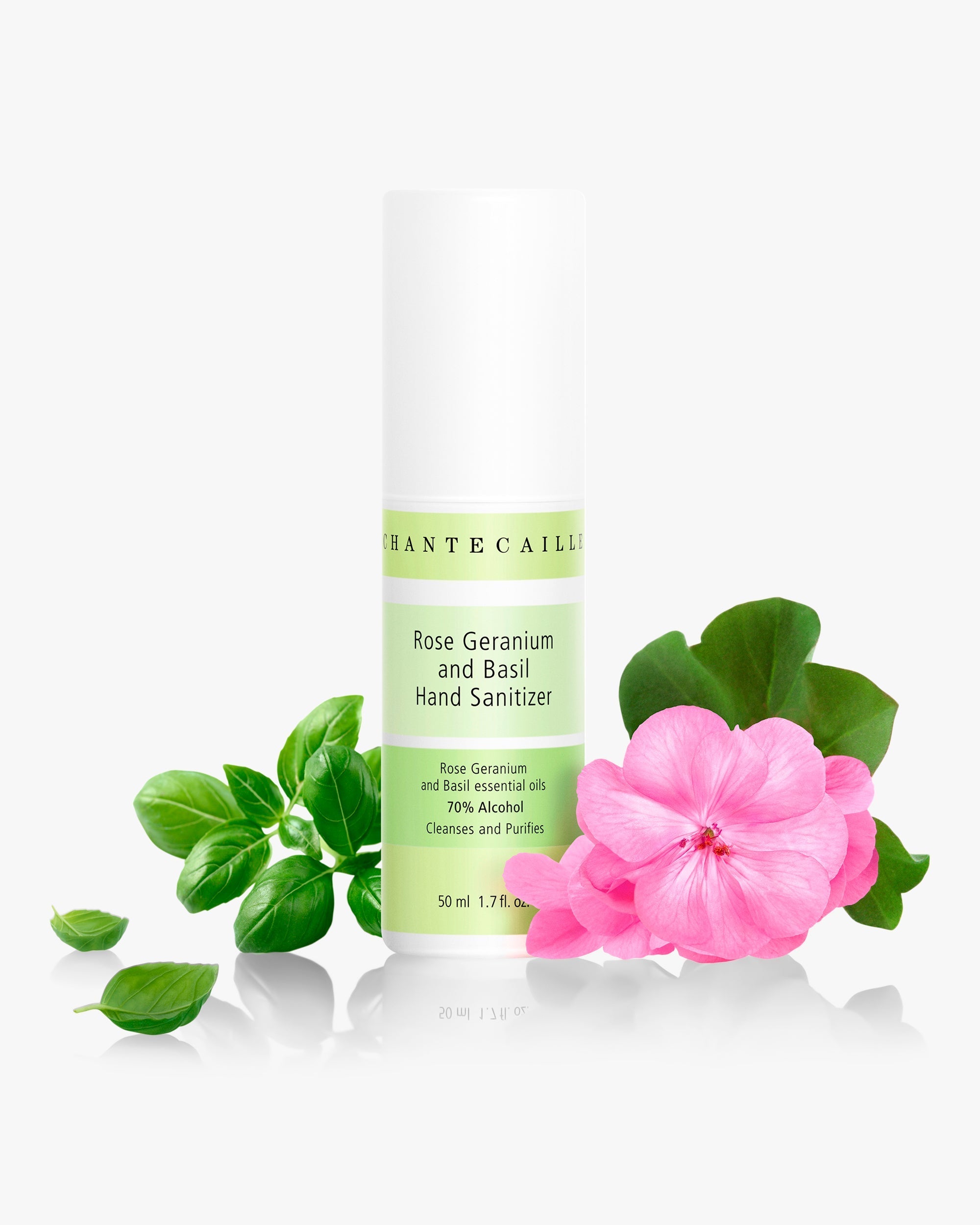 Rose Geranium and Basil Hand Sanitizer 50ml