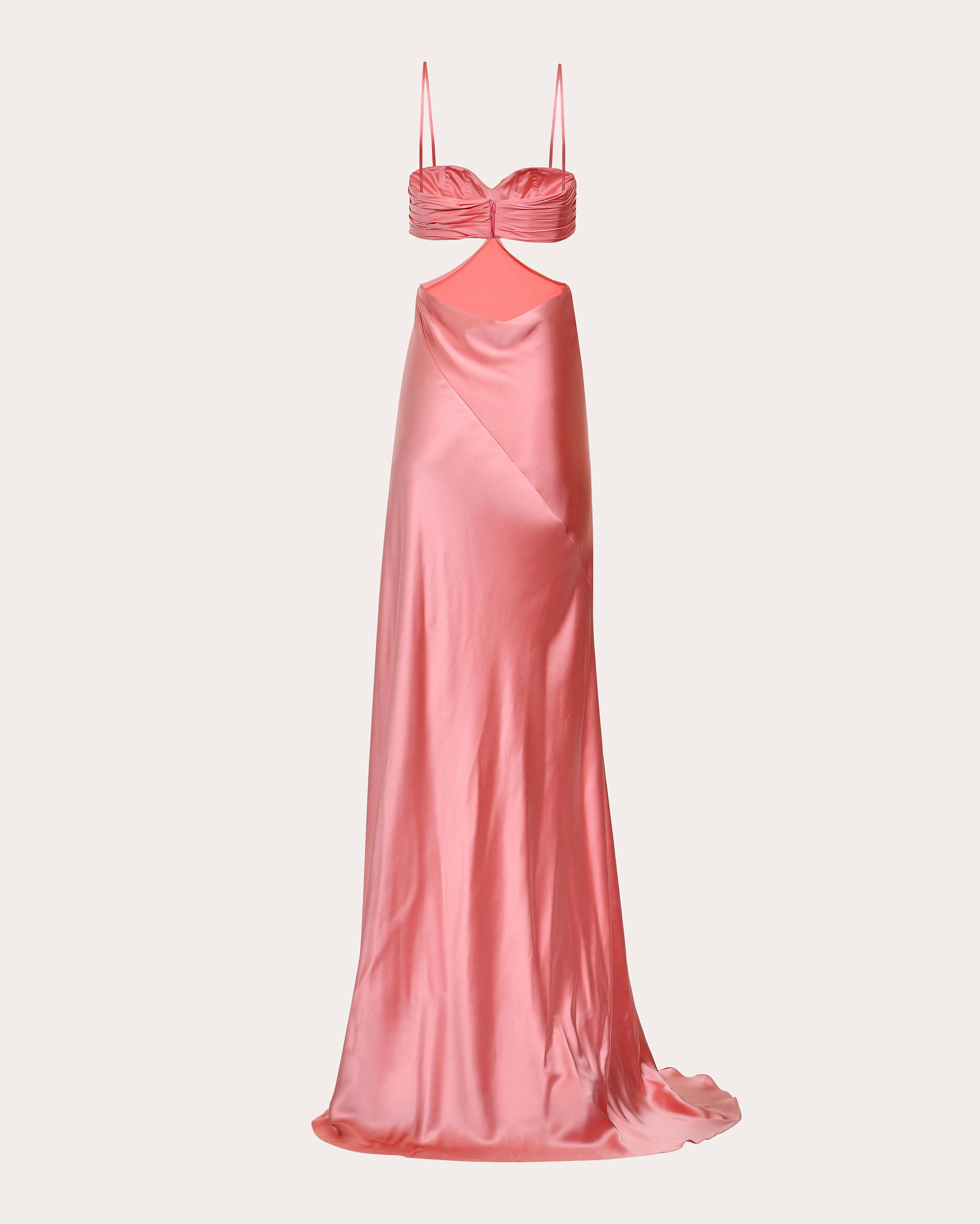Irma Cutout Silk Maxi Dress