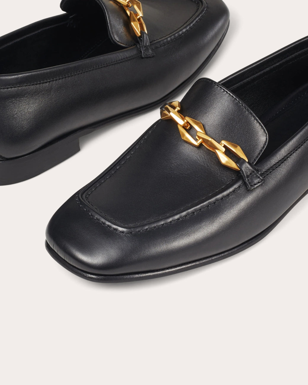 Diamond Tilda Embellished Leather Loafer