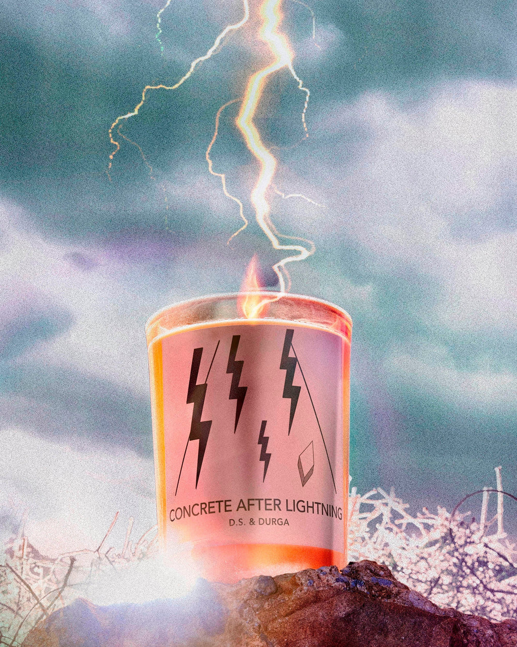 Concrete After Lightning Candle 7oz