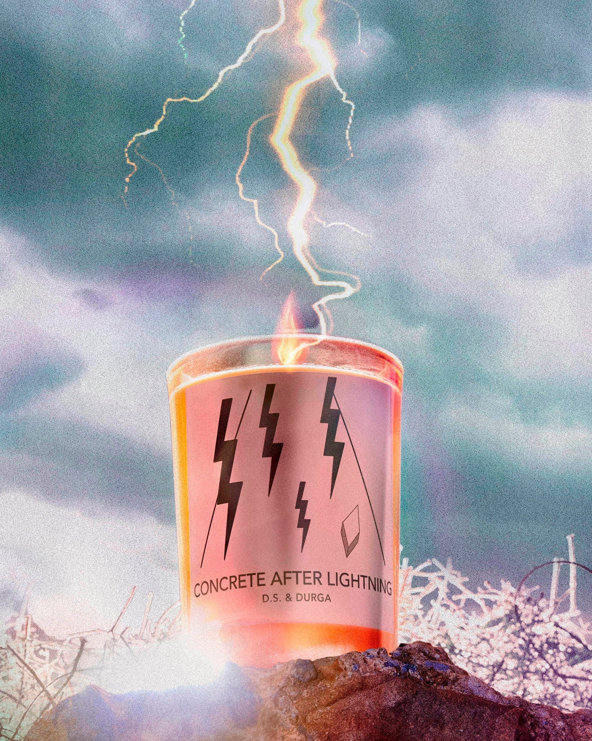 Concrete After Lightning Candle 7oz